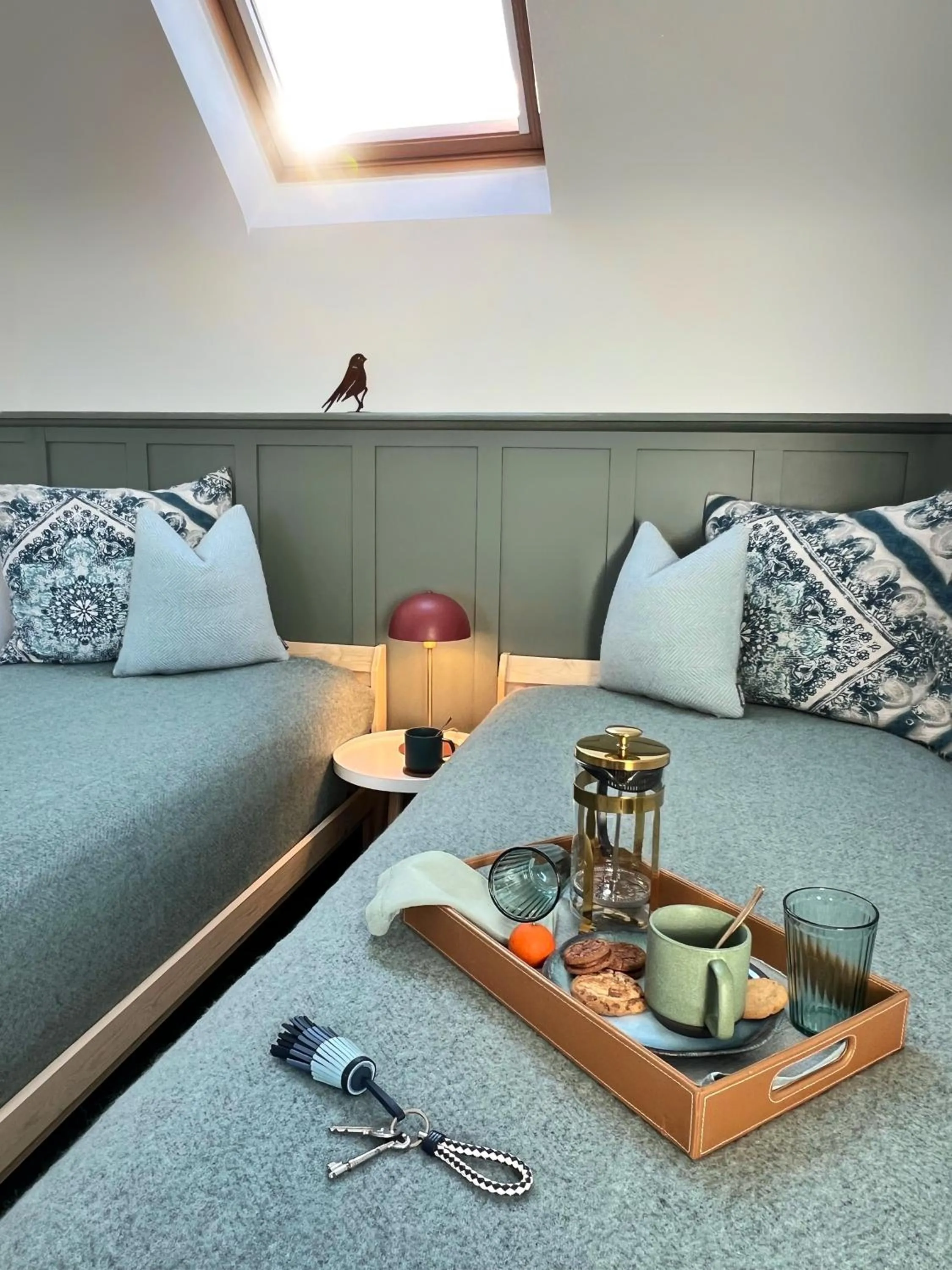 Bedroom in Thistledown Lodge