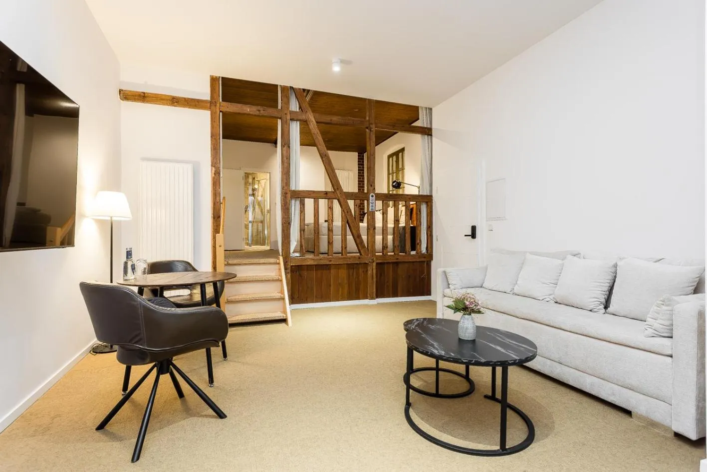 Living room in Hotel Zur Linde Dein Self Check In