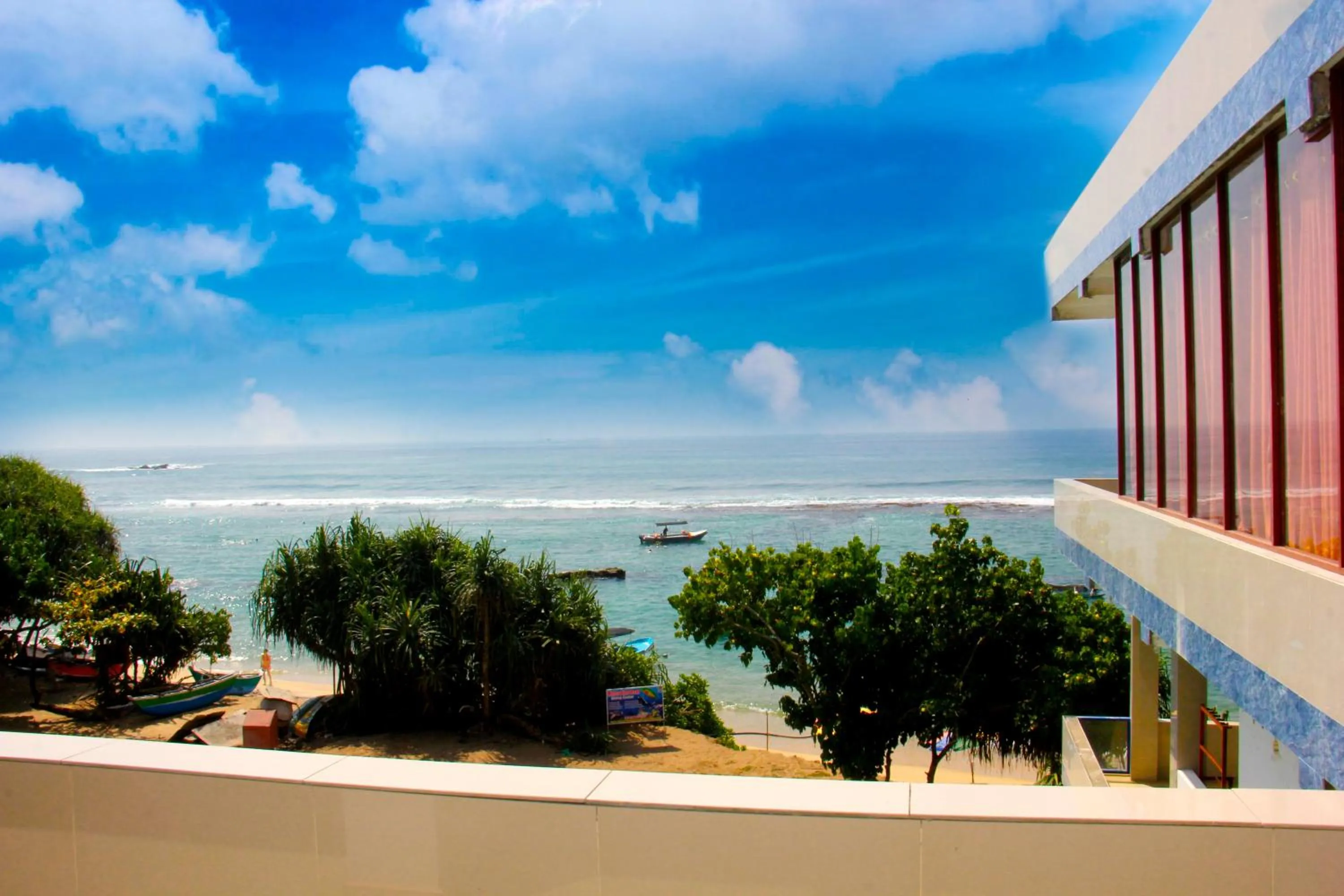 Sea view in Paradise Beach Resort & Diving school