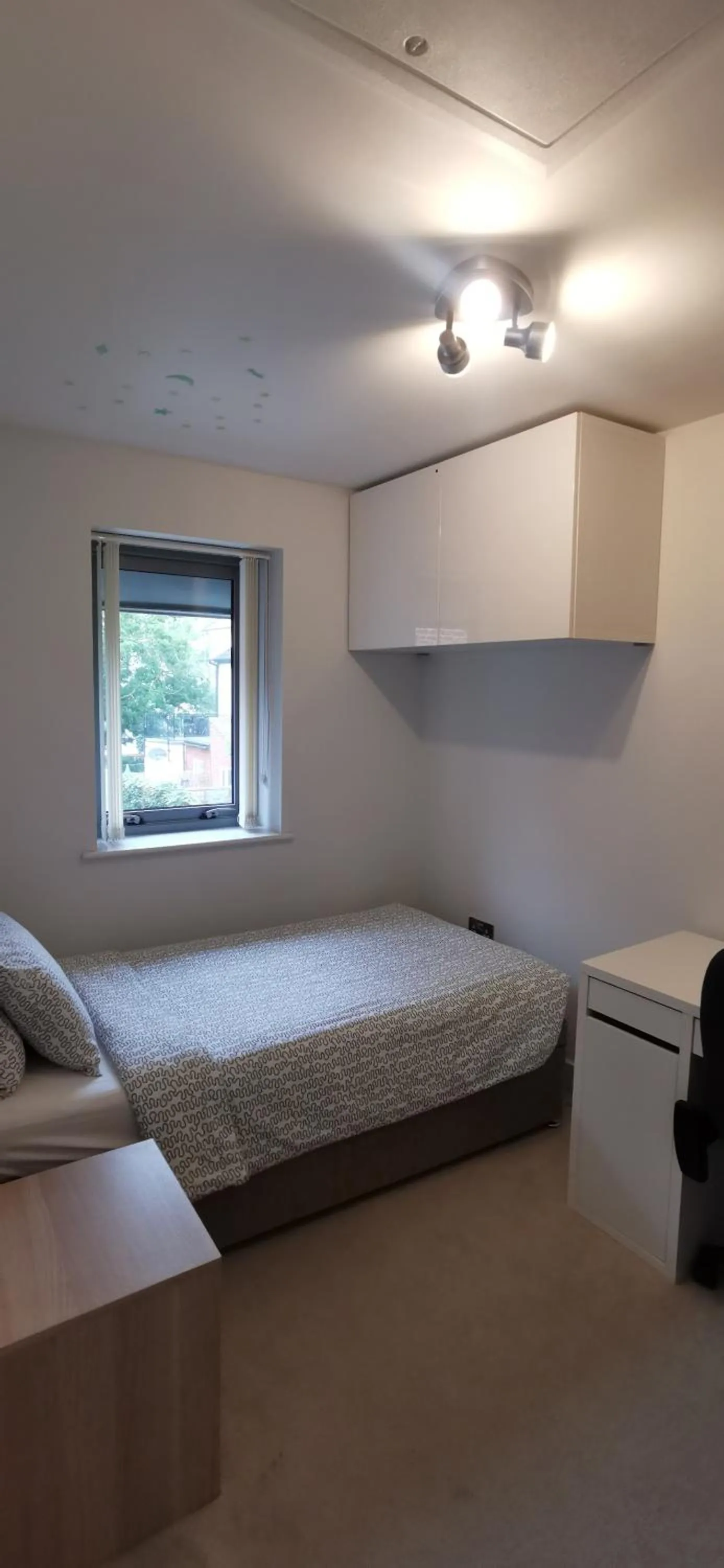 Bedroom, Bed in Modern City Centre House with Free Parking