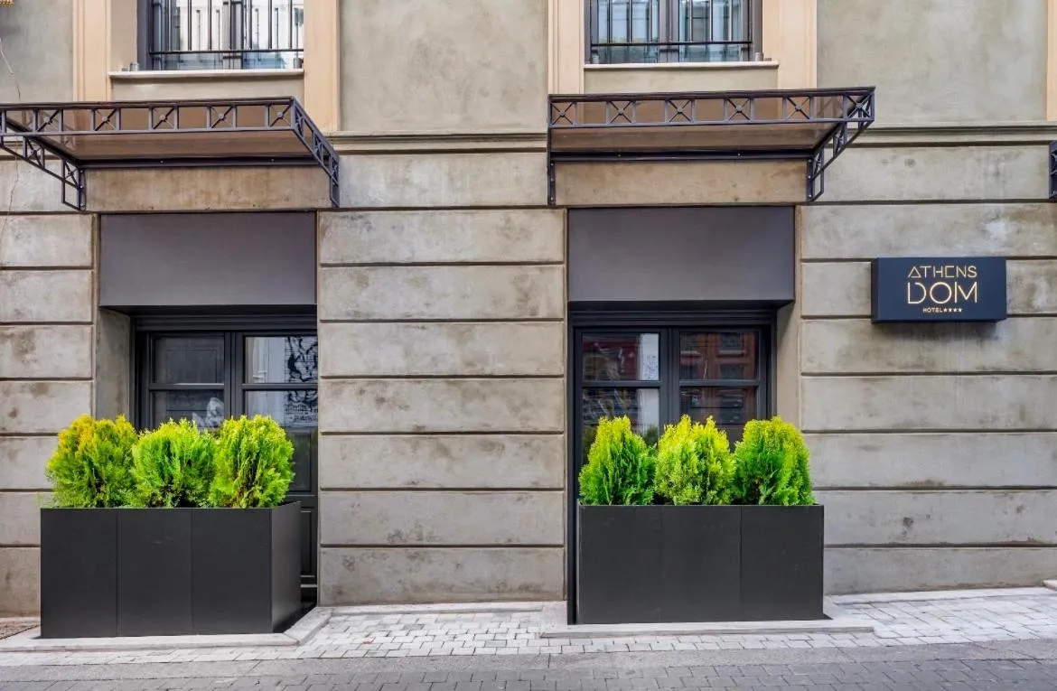 Property building in Athens Dom Hotel