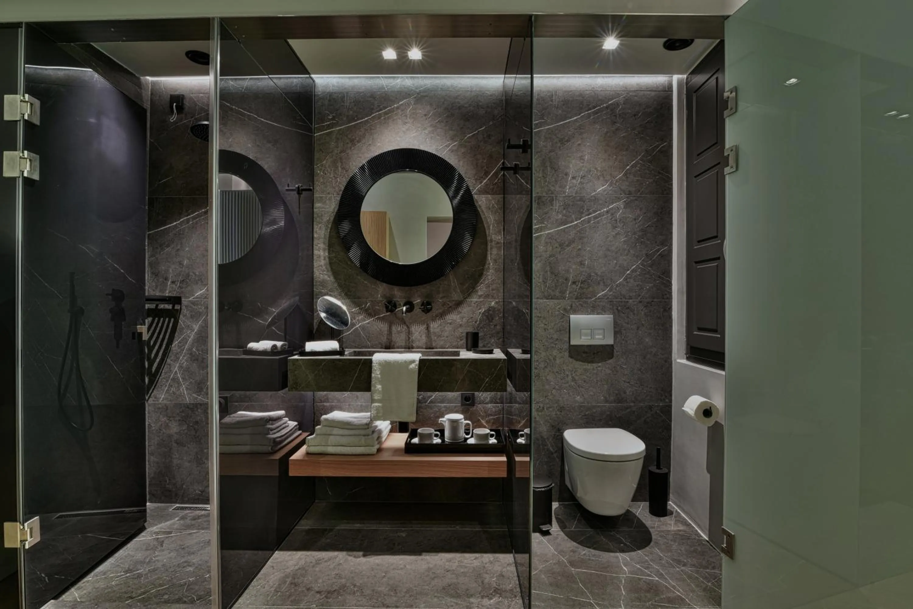 Shower in Athens Dom Hotel