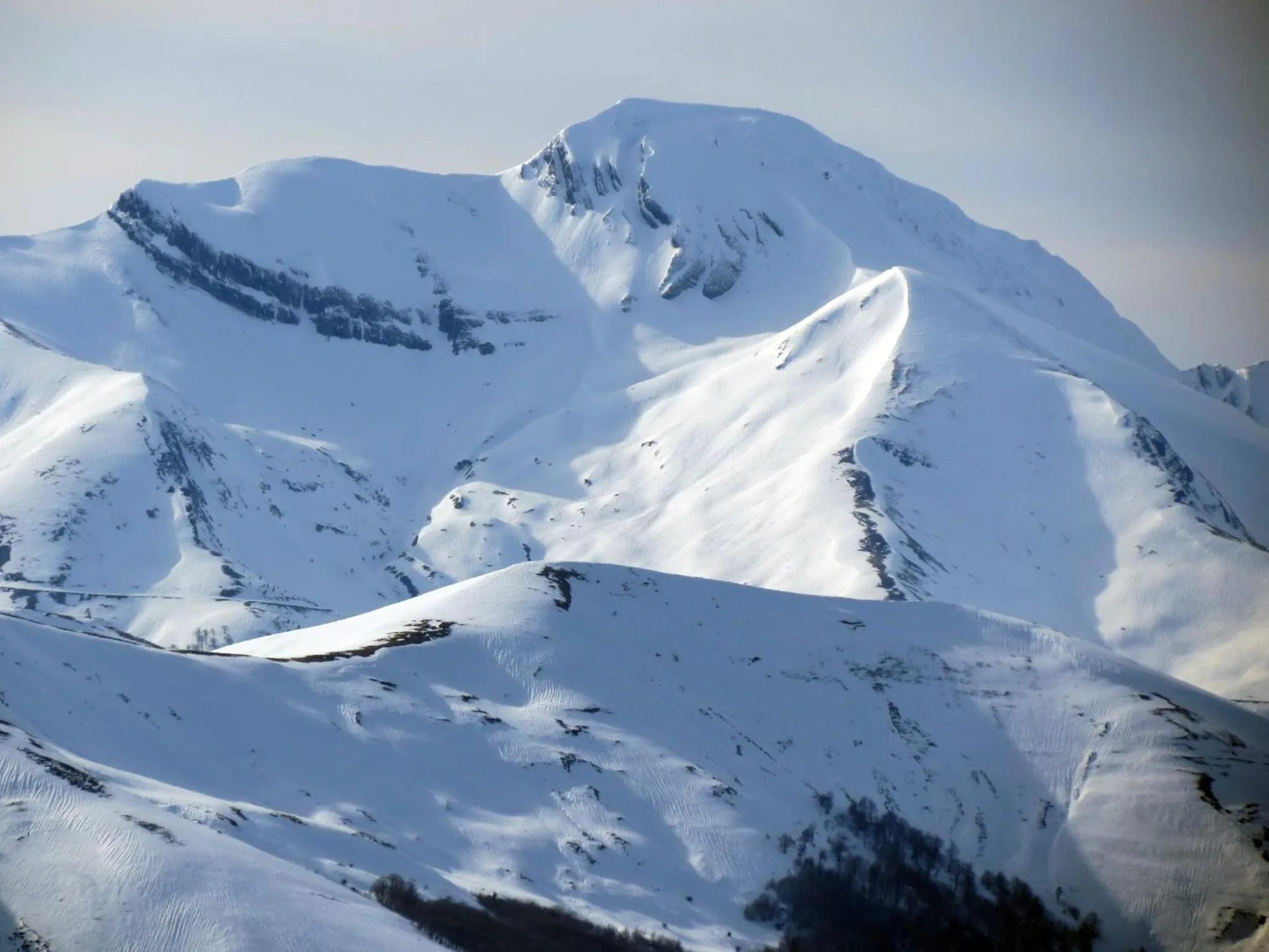 Natural landscape, Winter in Les Gentianes
