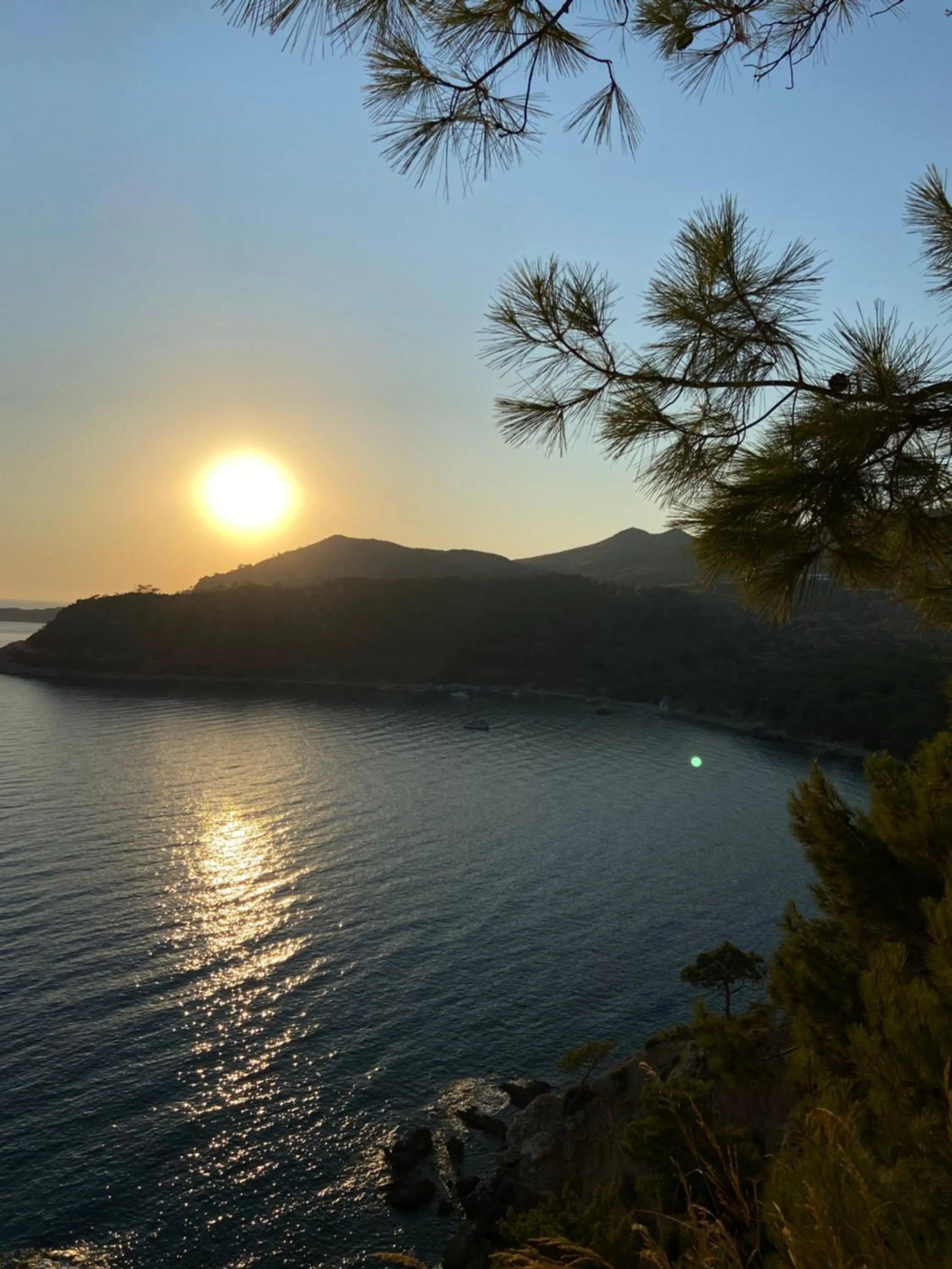 Sunset in Karaöz Sapphire Bungalows