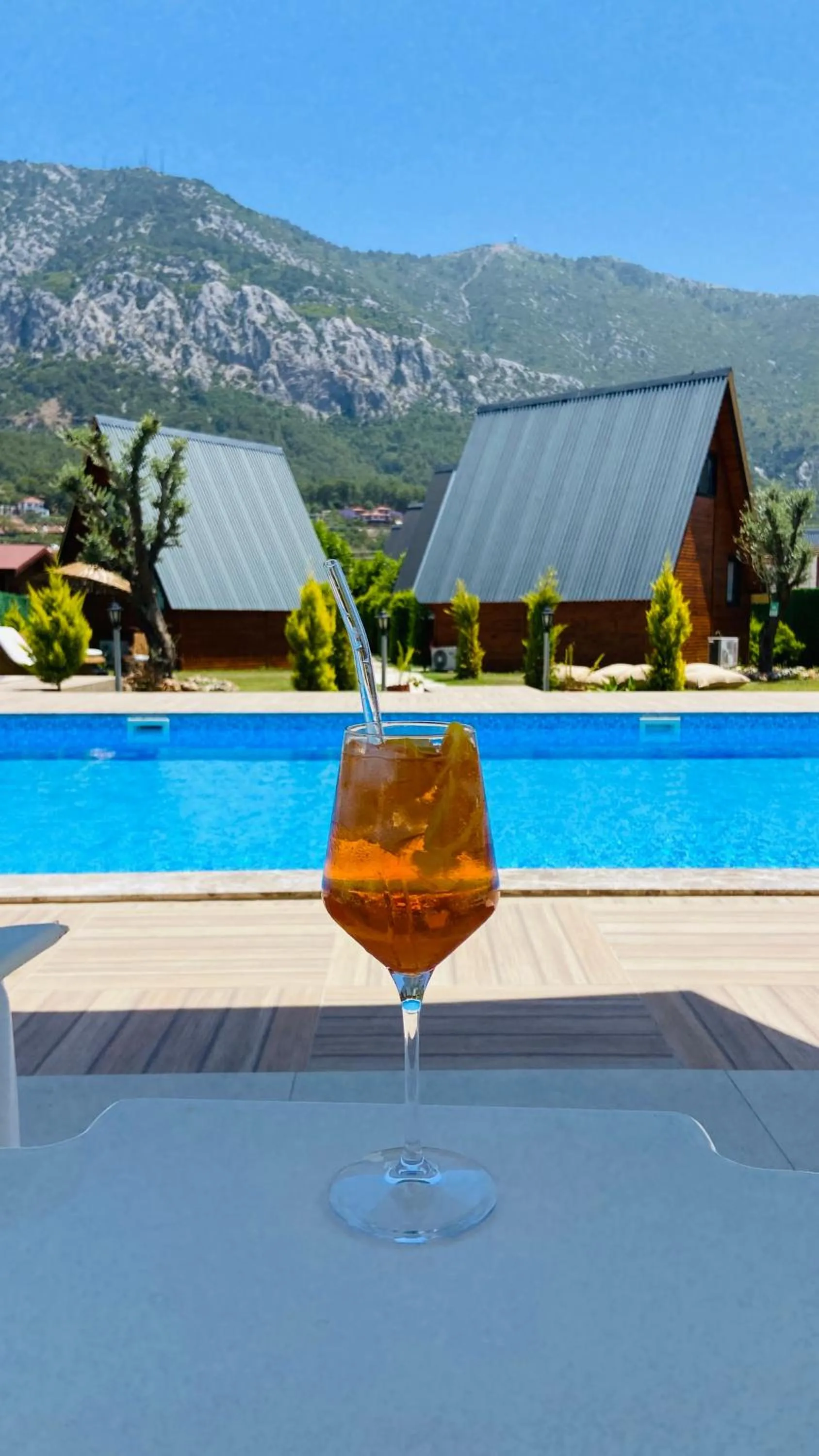 Swimming pool in Karaöz Sapphire Bungalows