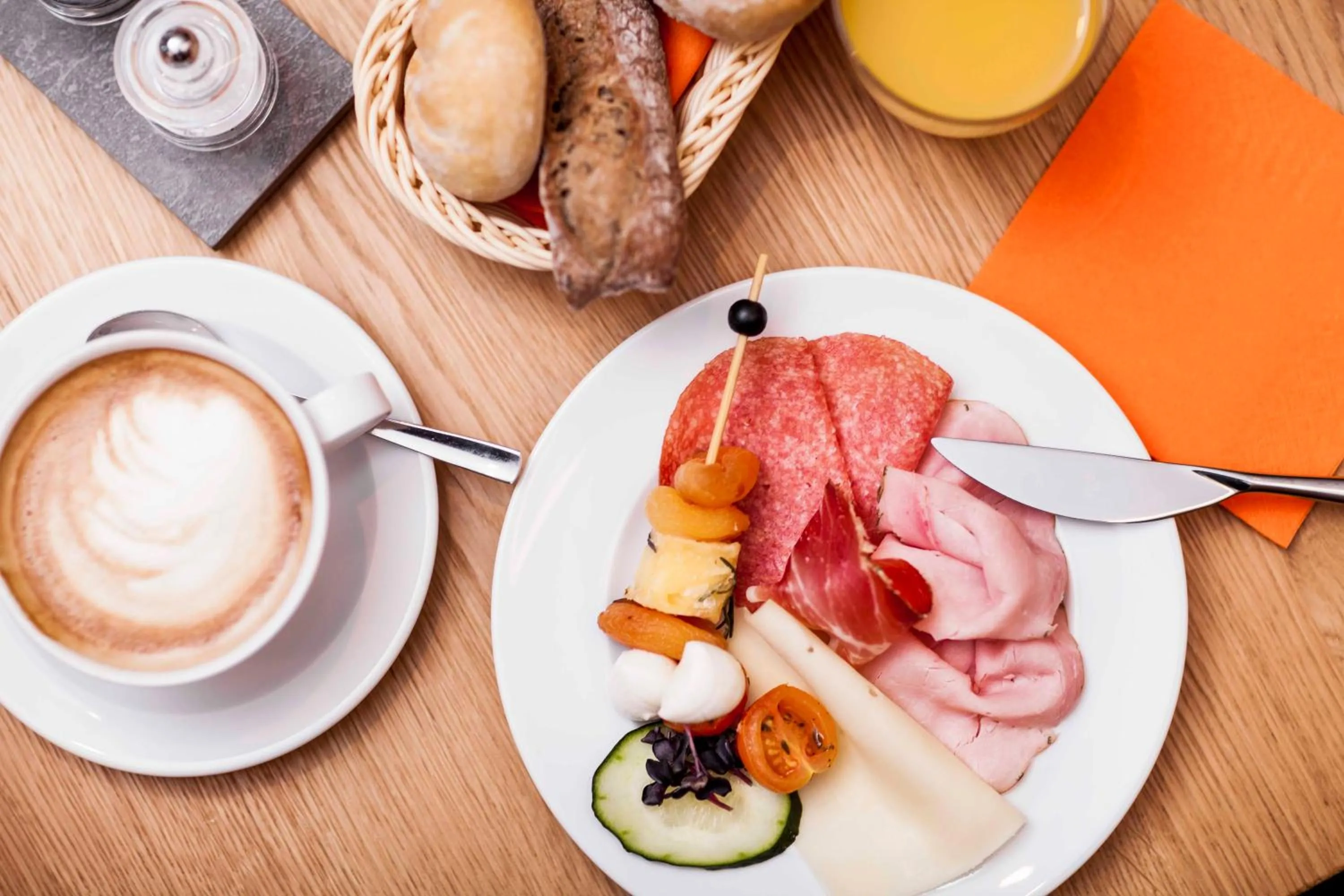 Food close-up in Steindl's Boutique Hotel