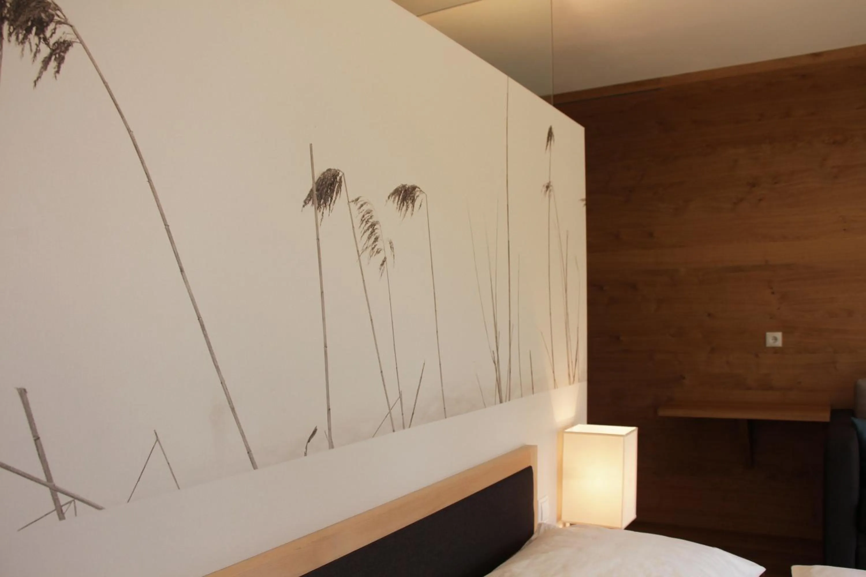 Decorative detail, Bed in Steindl's Boutique Hotel