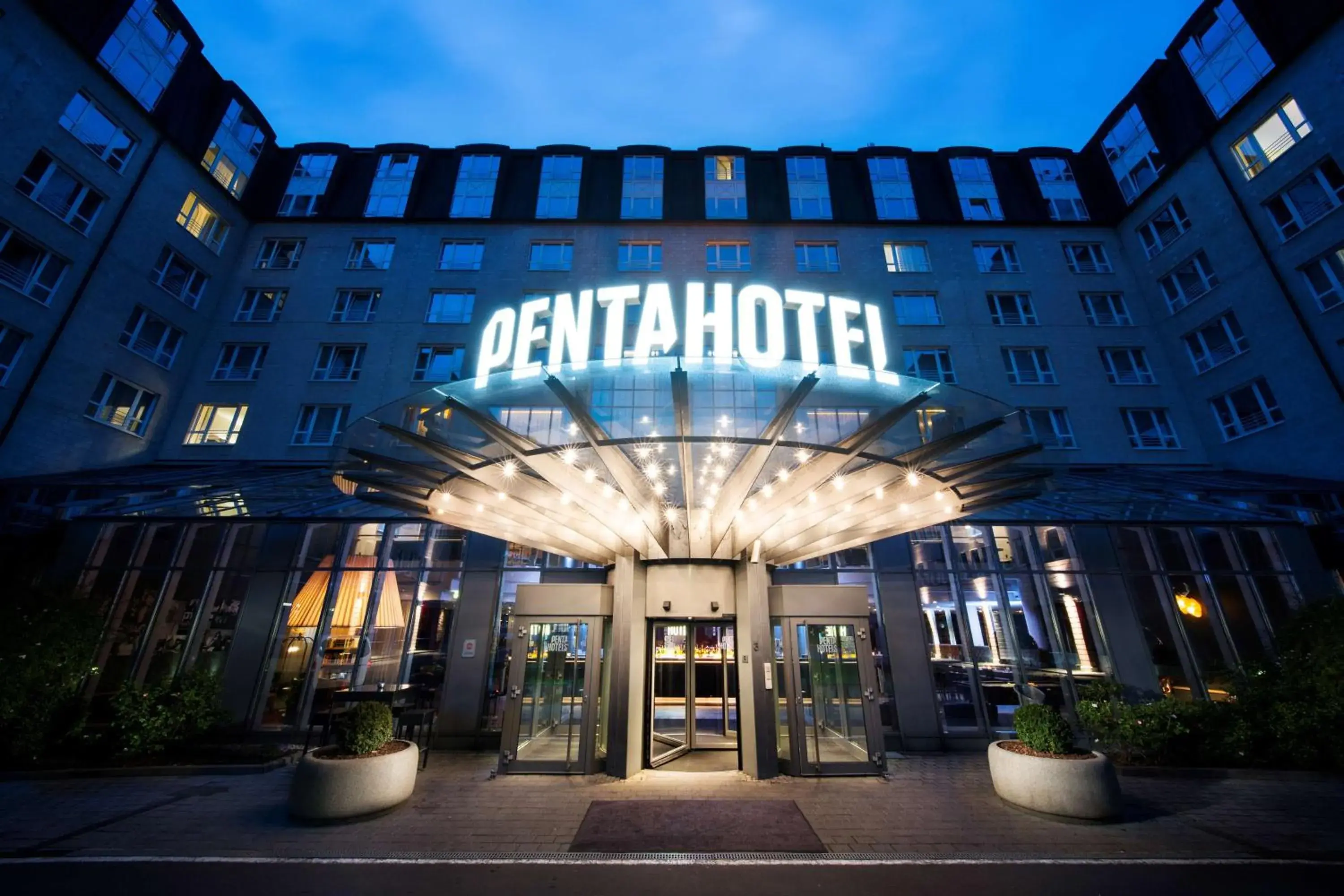 Property building in Pentahotel Leipzig Property building in Pentahotel Leipzig