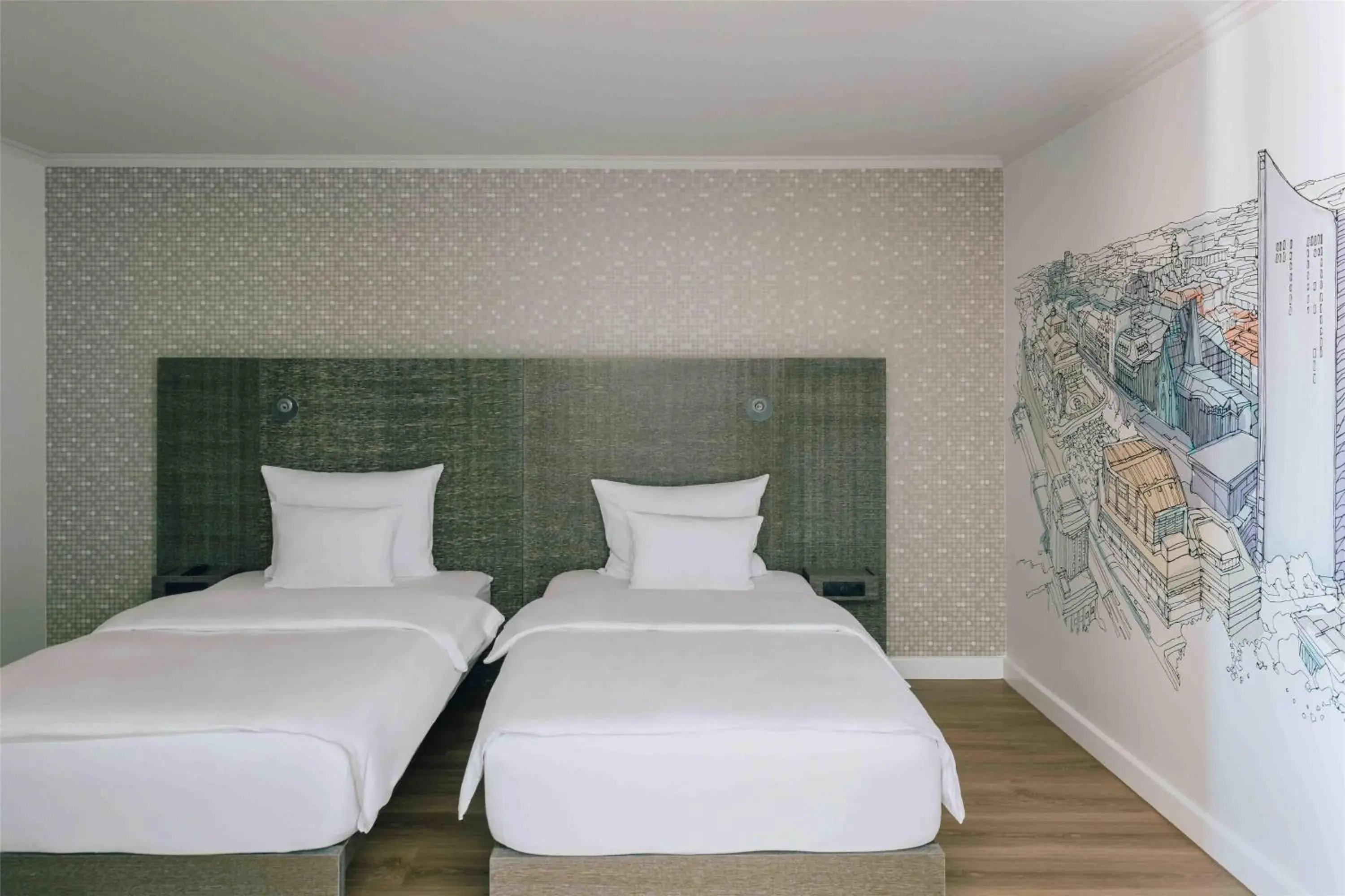 Bedroom, Bed in Pentahotel Leipzig Bedroom, Bed in Pentahotel Leipzig