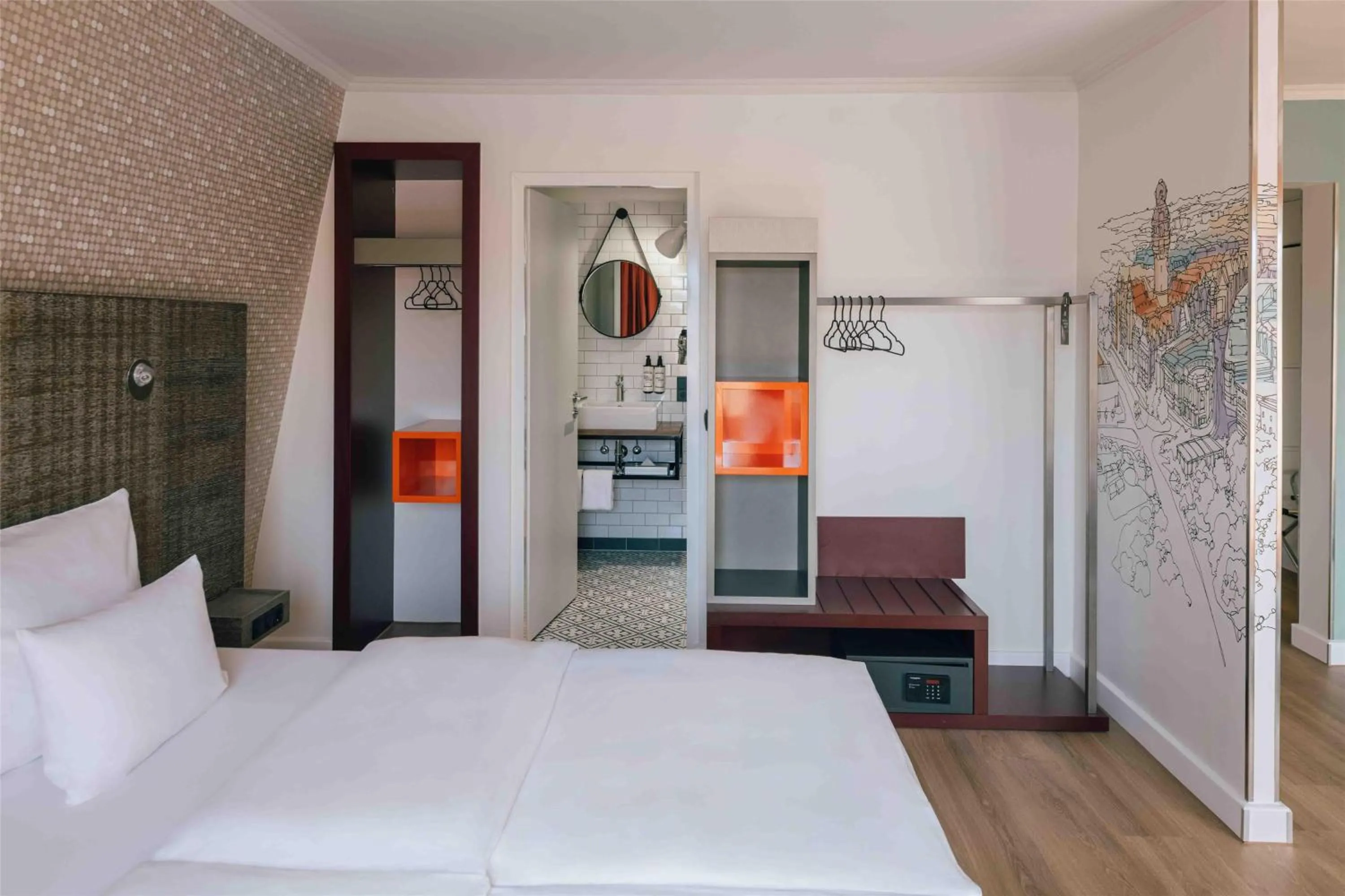 Bedroom, Bed in Pentahotel Leipzig