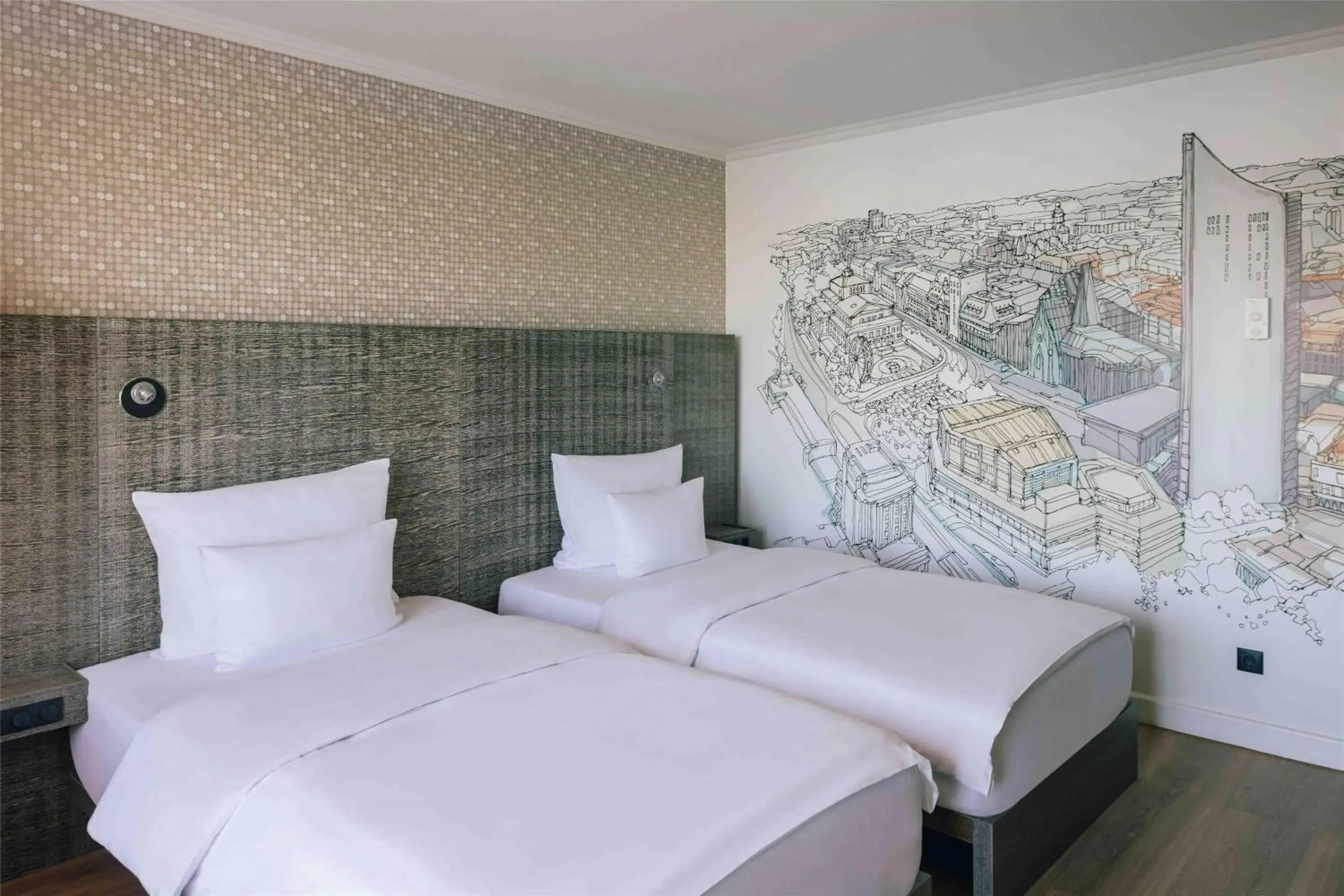 Bedroom, Bed in Pentahotel Leipzig Bedroom, Bed in Pentahotel Leipzig