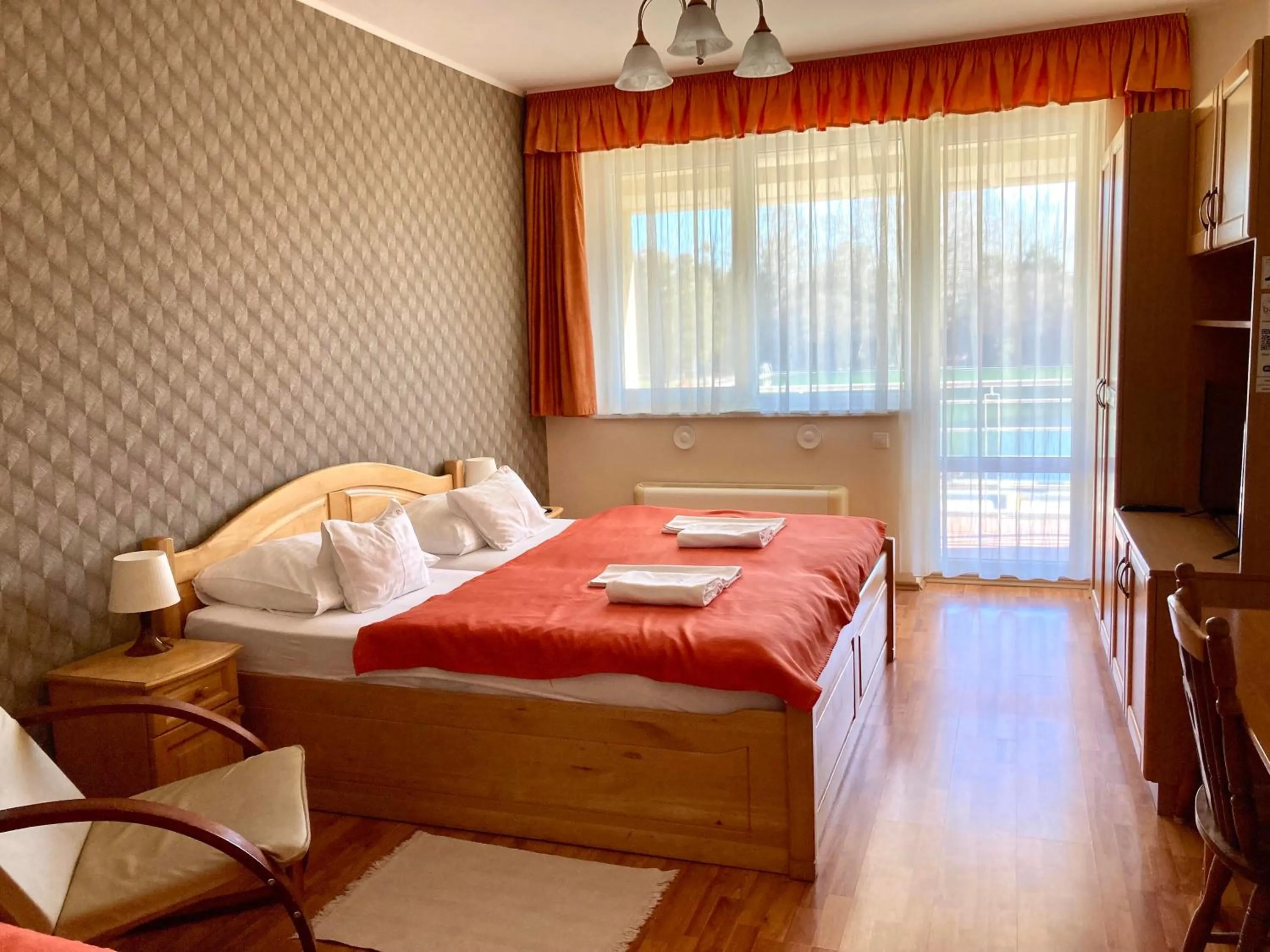 Bed in Hét Vezér Apartmanhotel