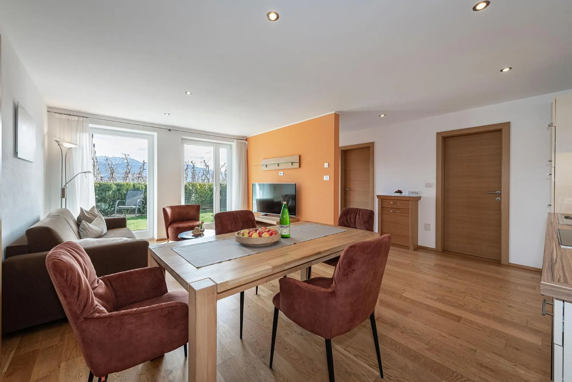 Living room in Tirolerhof - panoramic apartments