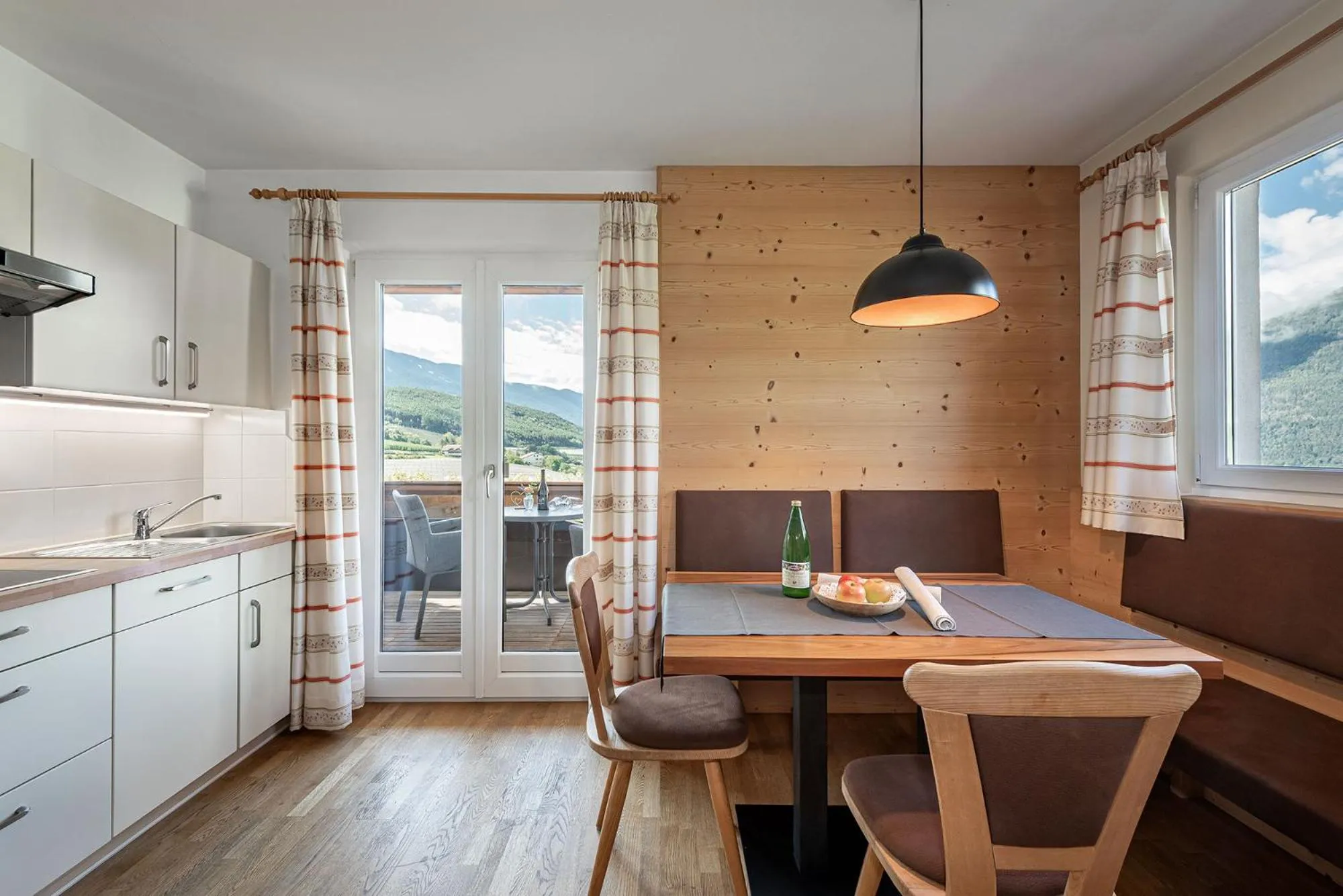 Kitchen or kitchenette in Tirolerhof - panoramic apartments