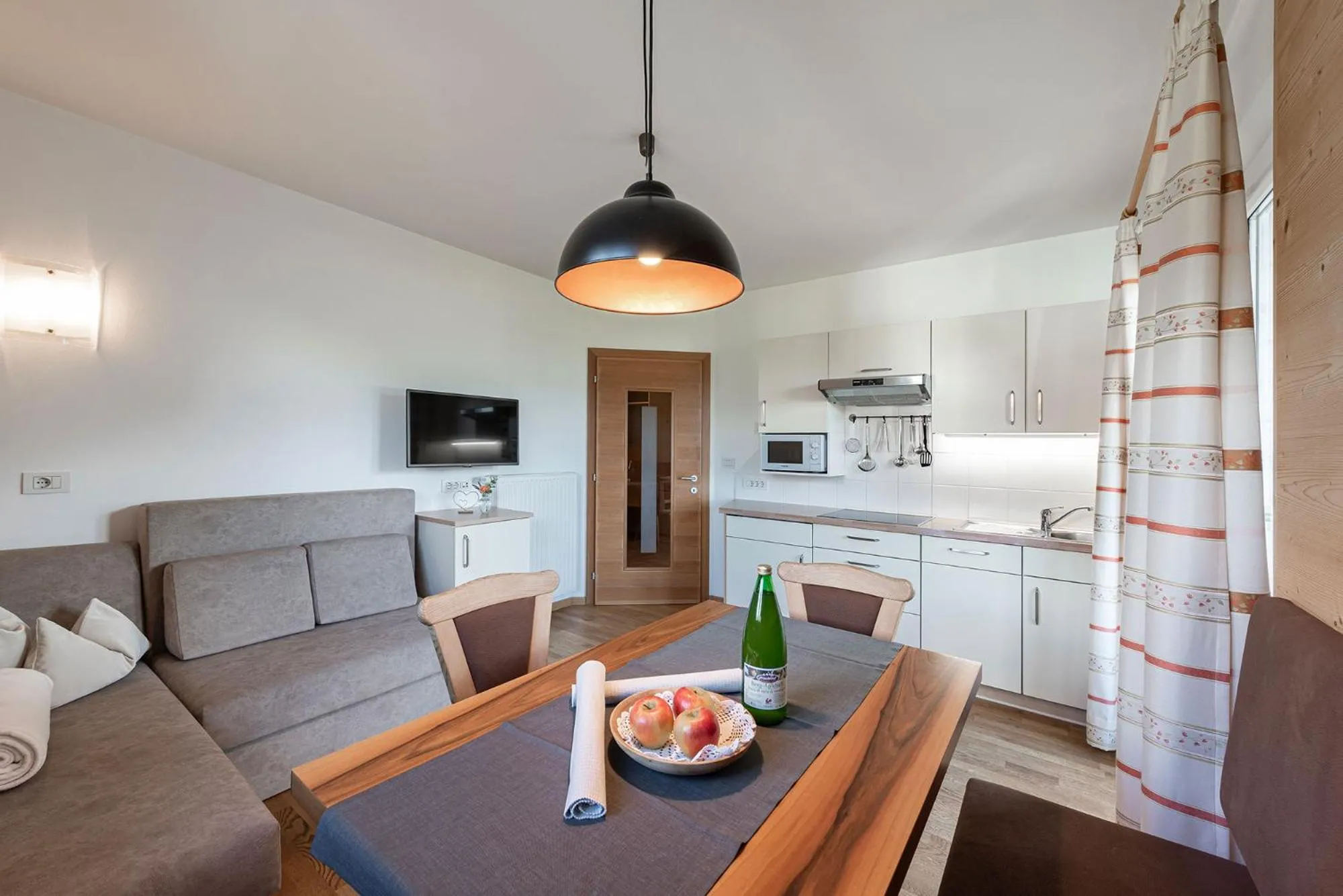 Kitchen or kitchenette in Tirolerhof - panoramic apartments