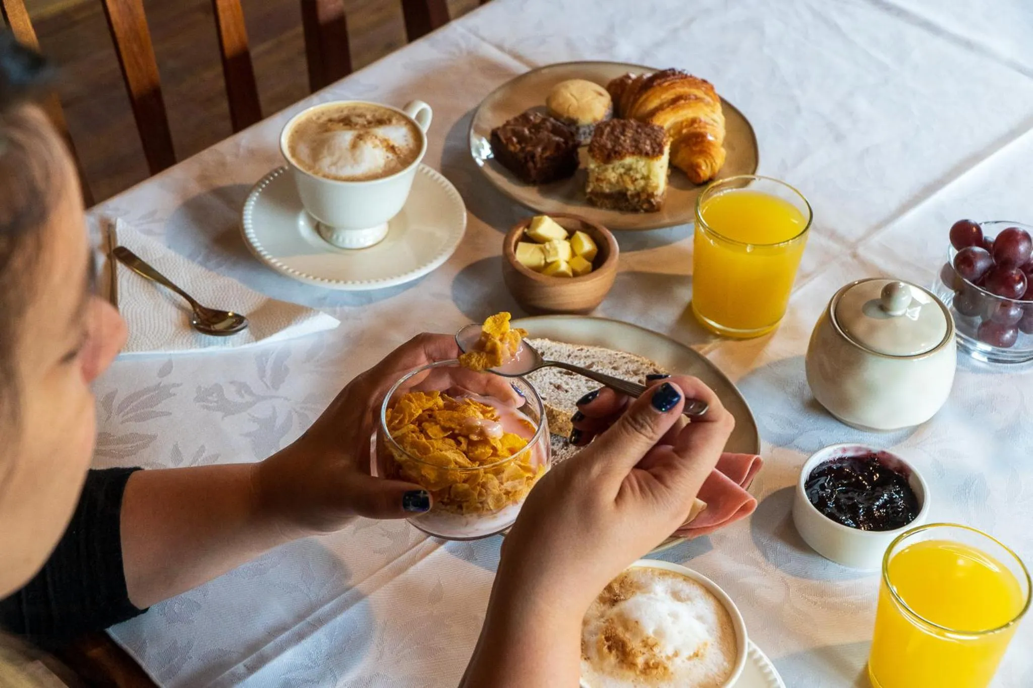 Food and drinks in Wesley House Hosteria Boutique