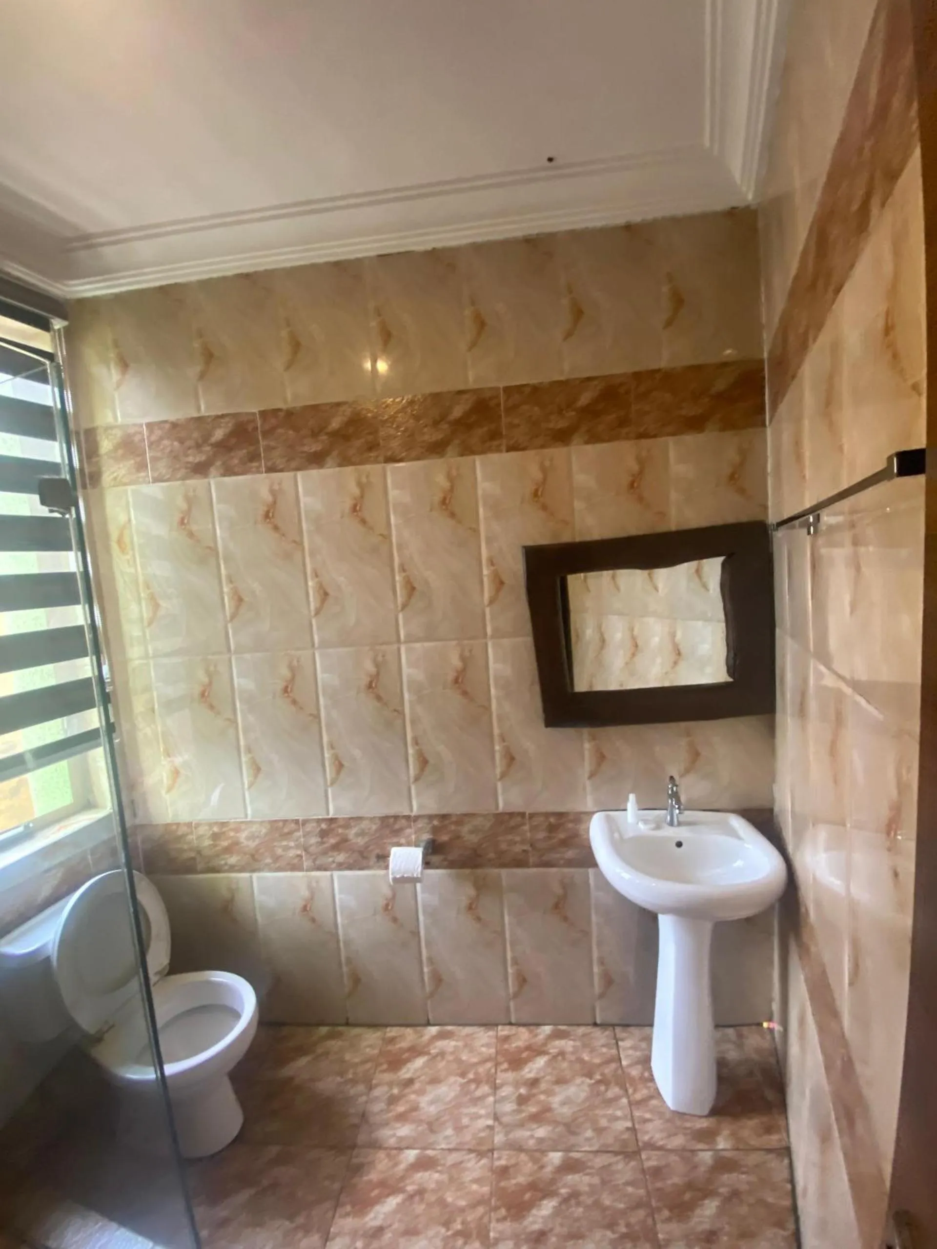 Toilet in Presken Hotel Alade, Ikeja