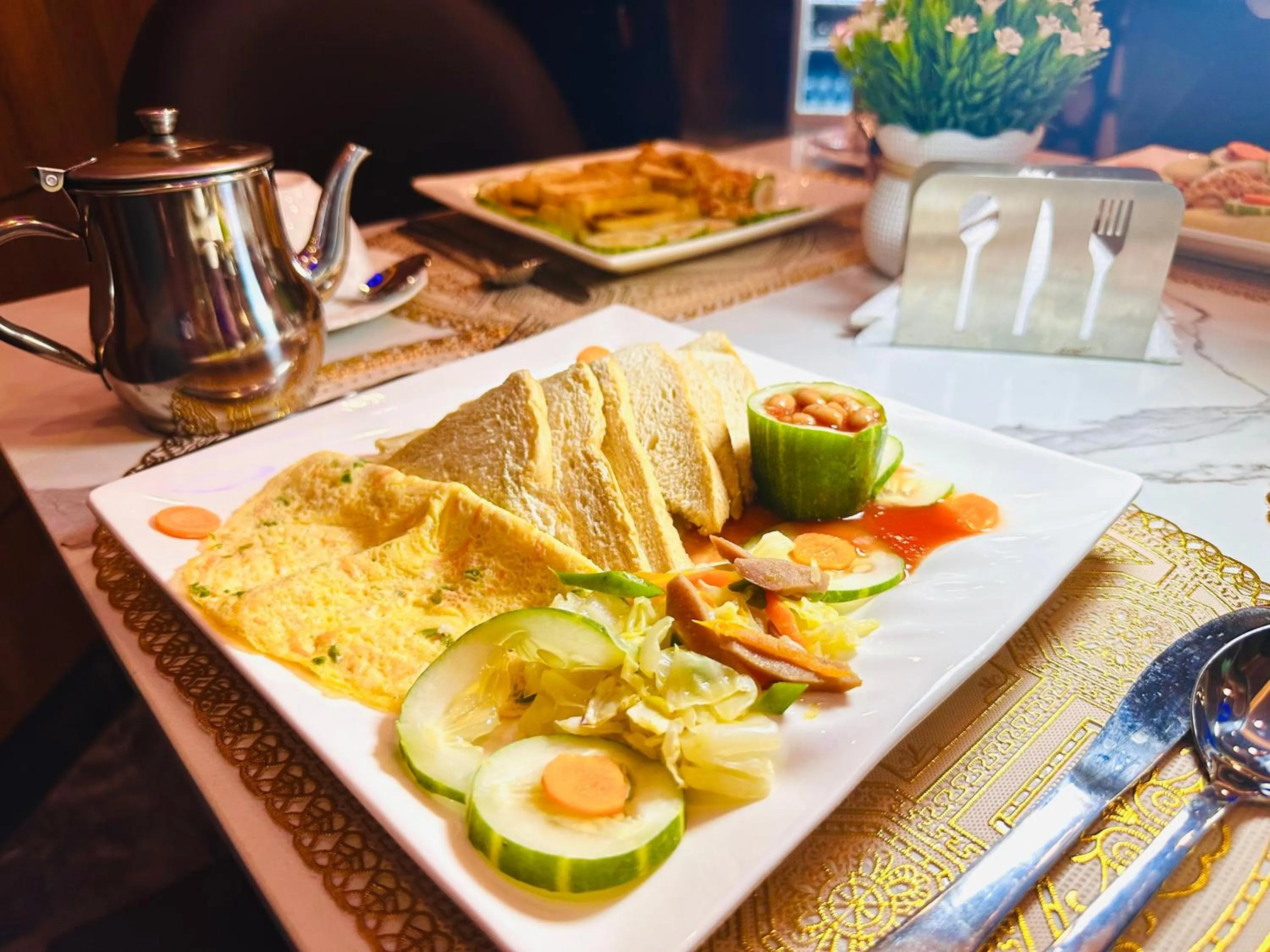 Breakfast in Presken Hotel Alade, Ikeja