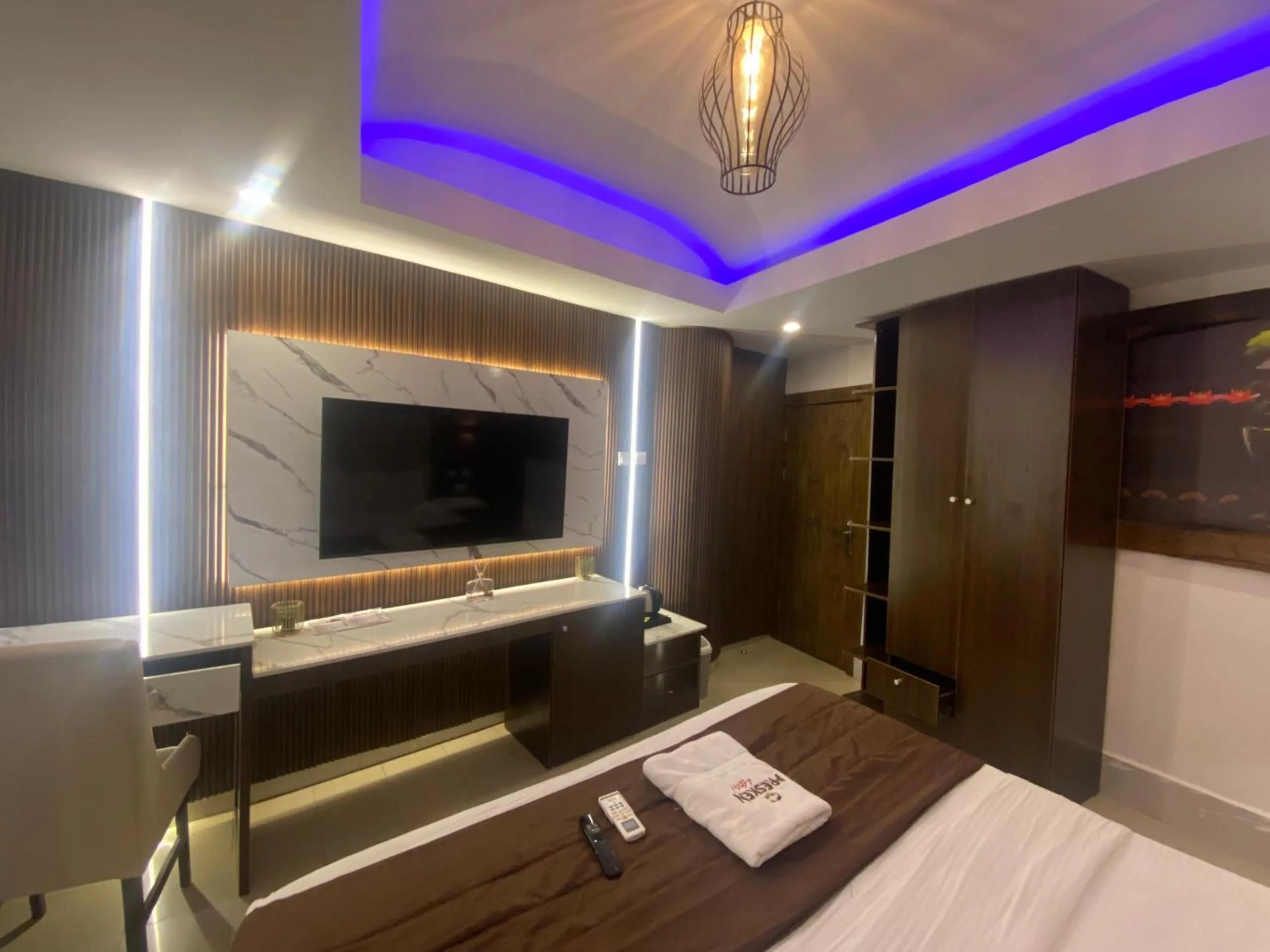 Bed in Presken Hotel Alade, Ikeja