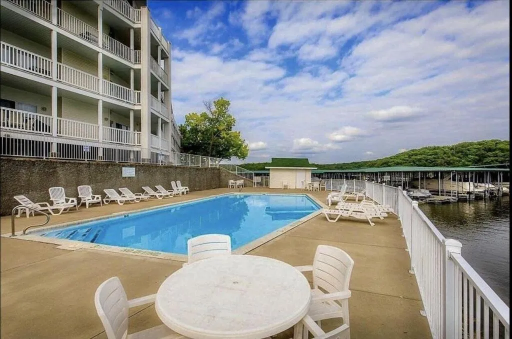 Pool view in Family Fun Lakefront Condo at Parkview Bay