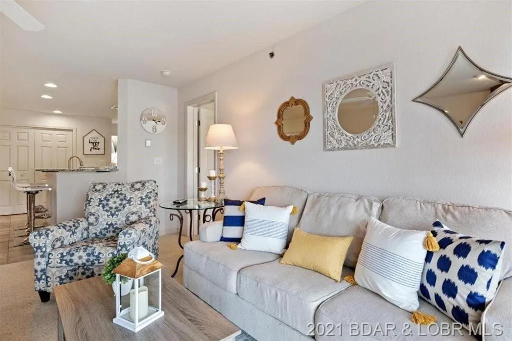 Living room in Family Fun Lakefront Condo at Parkview Bay