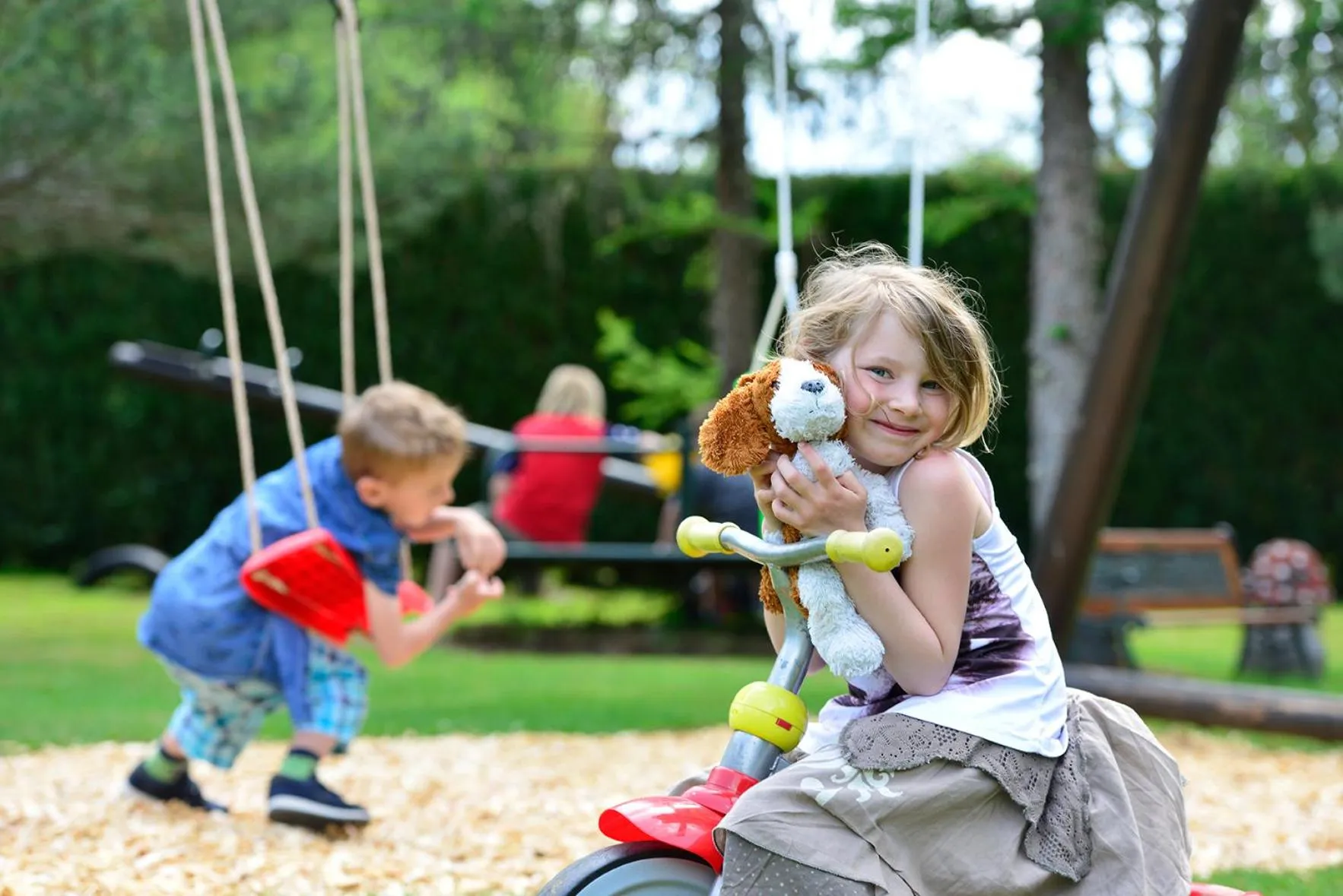 Children play ground in Parkhotel Adler