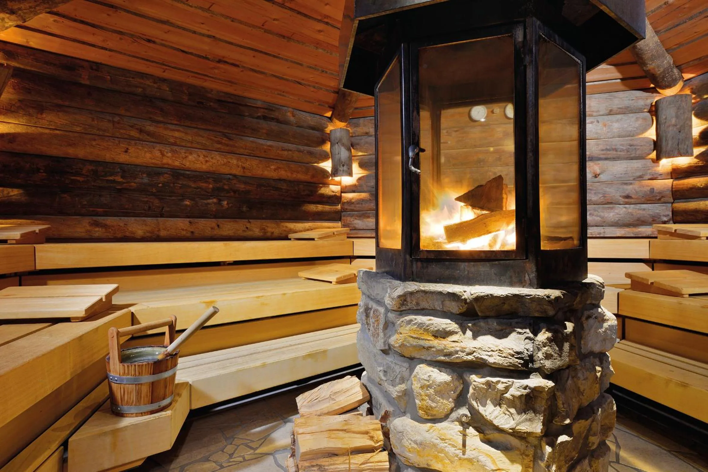 Sauna in Parkhotel Adler