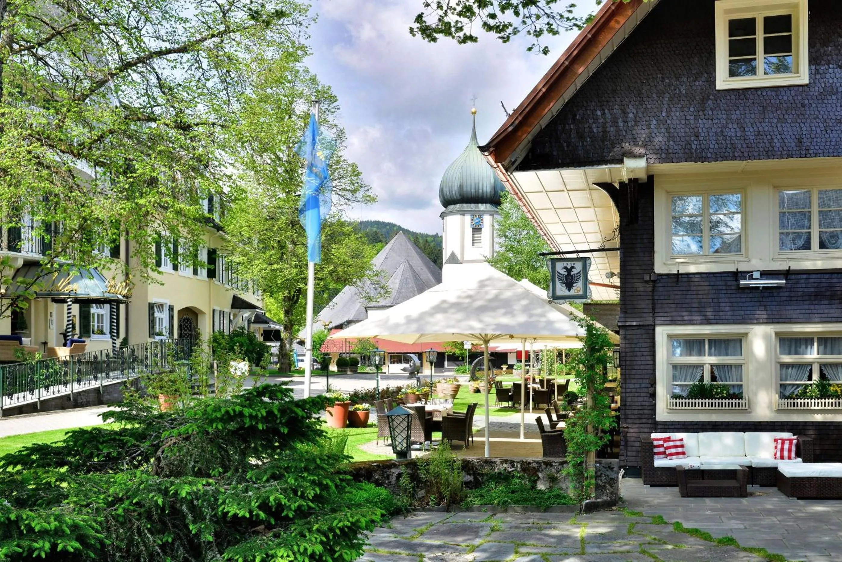 Property building in Parkhotel Adler