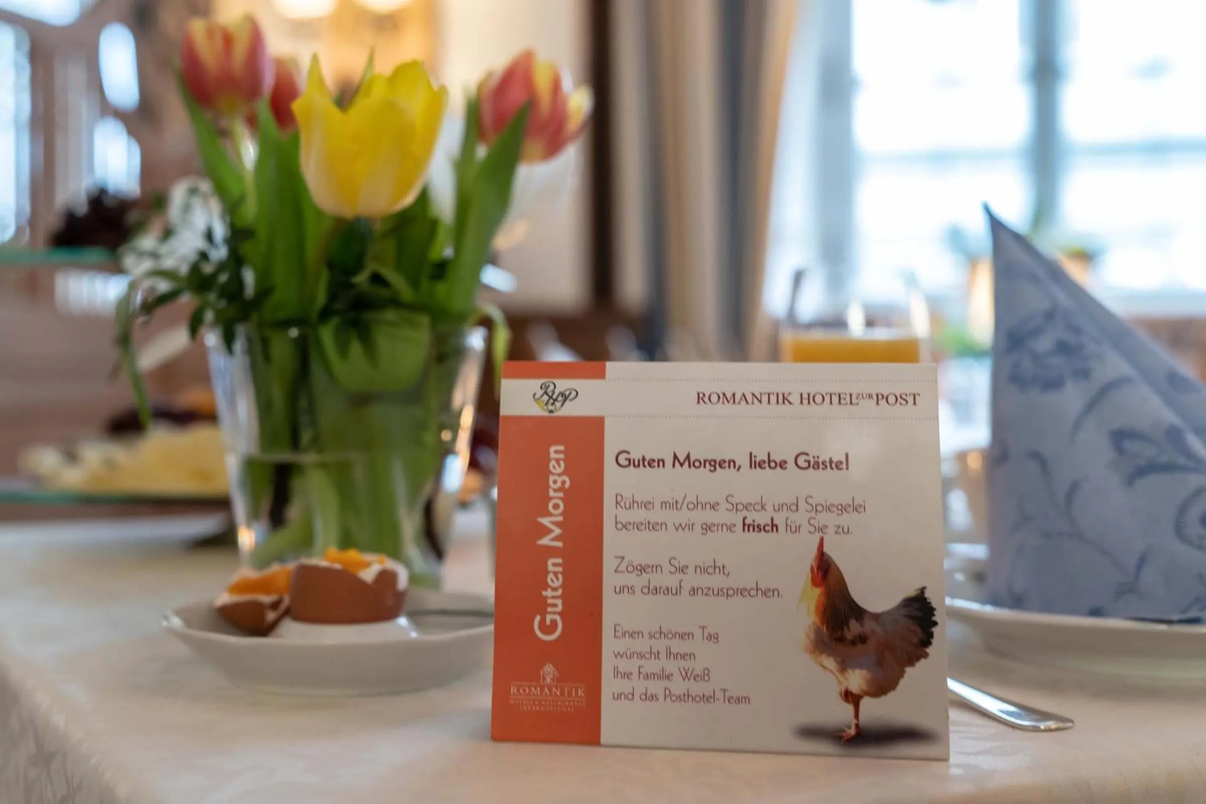 Buffet breakfast in Romantik Hotel zur Post