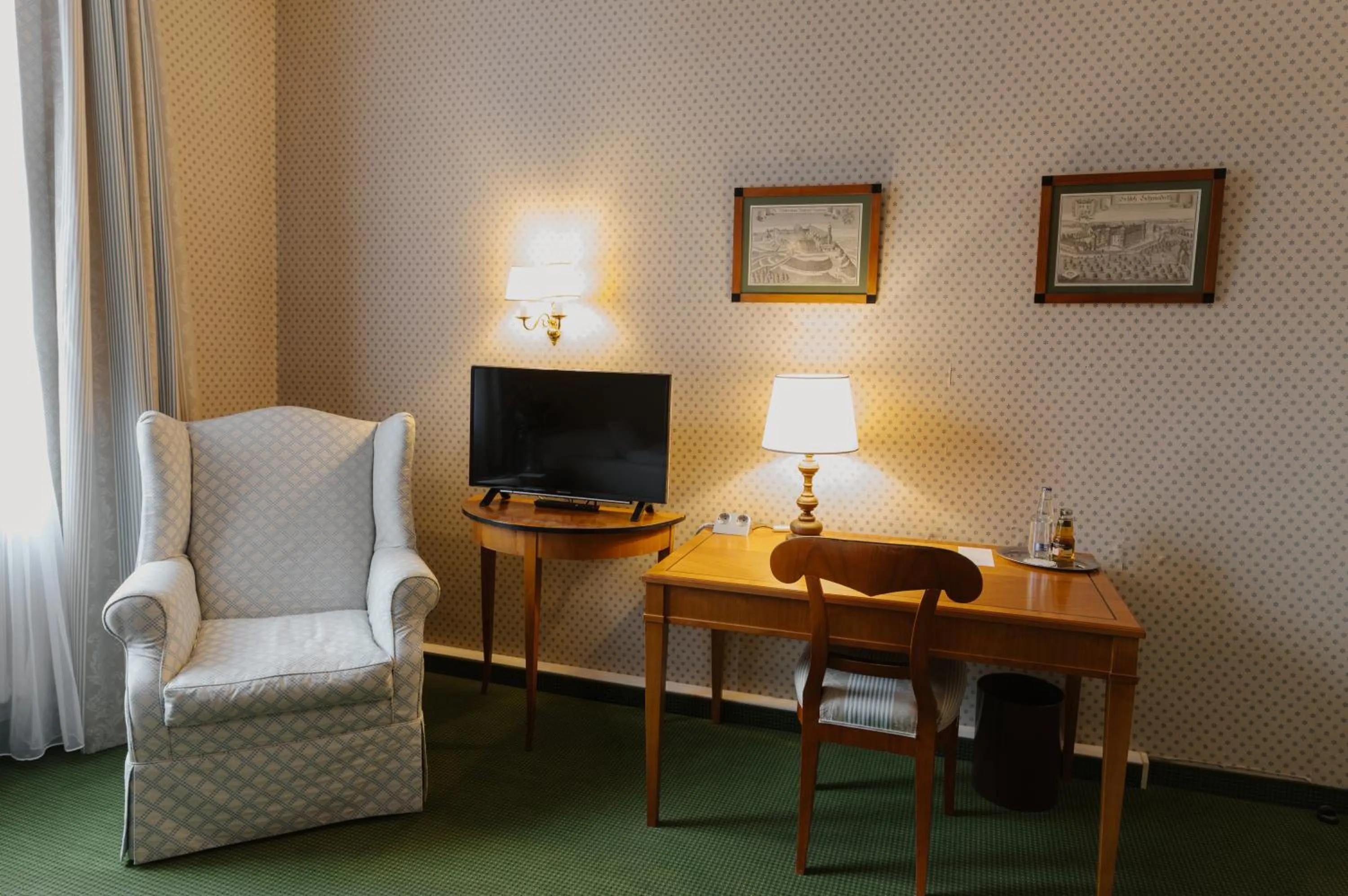 Bed in Romantik Hotel zur Post