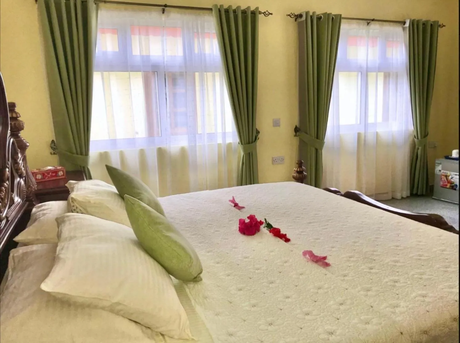 Bedroom, Bed in Villa Bananier