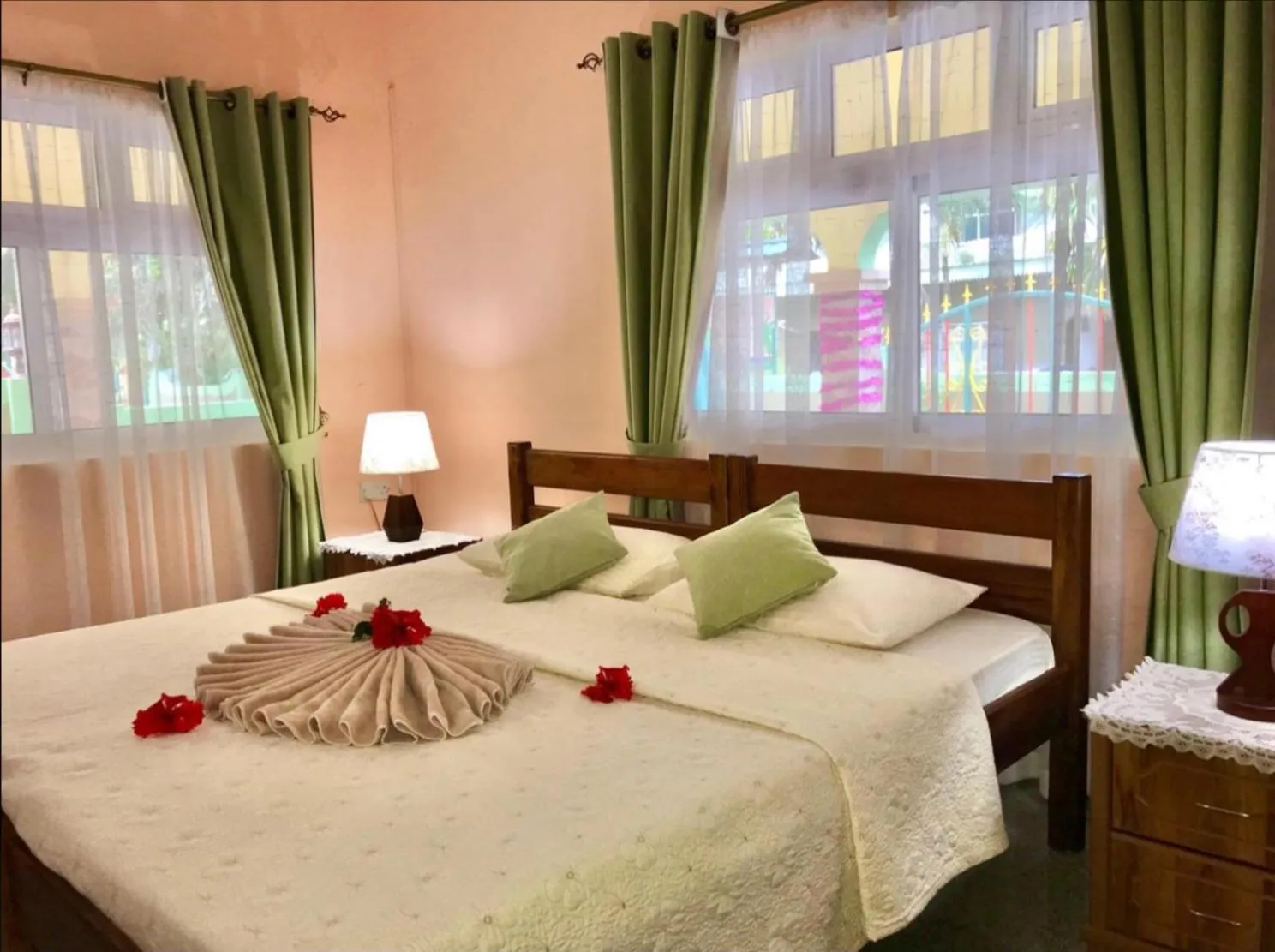 Bedroom, Bed in Villa Bananier