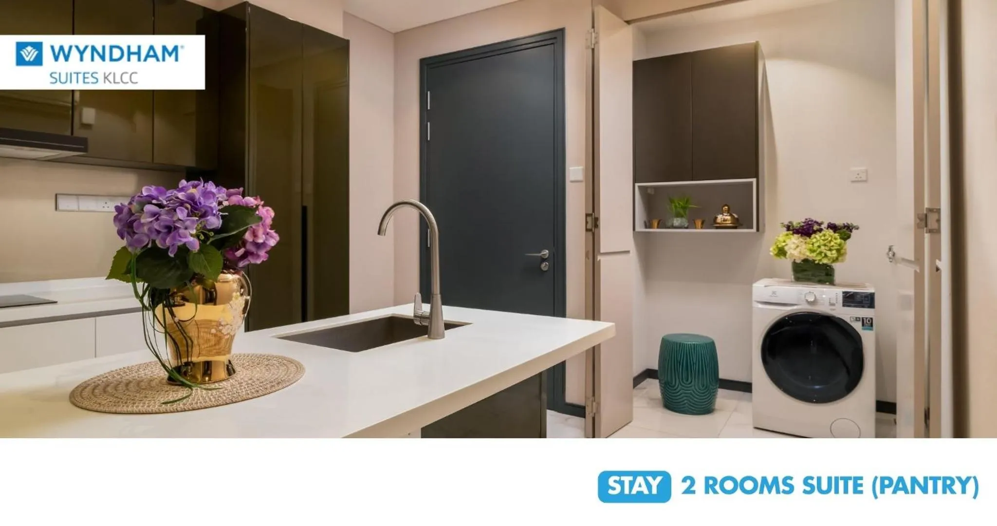 washing machine in Wyndham Suites KLCC