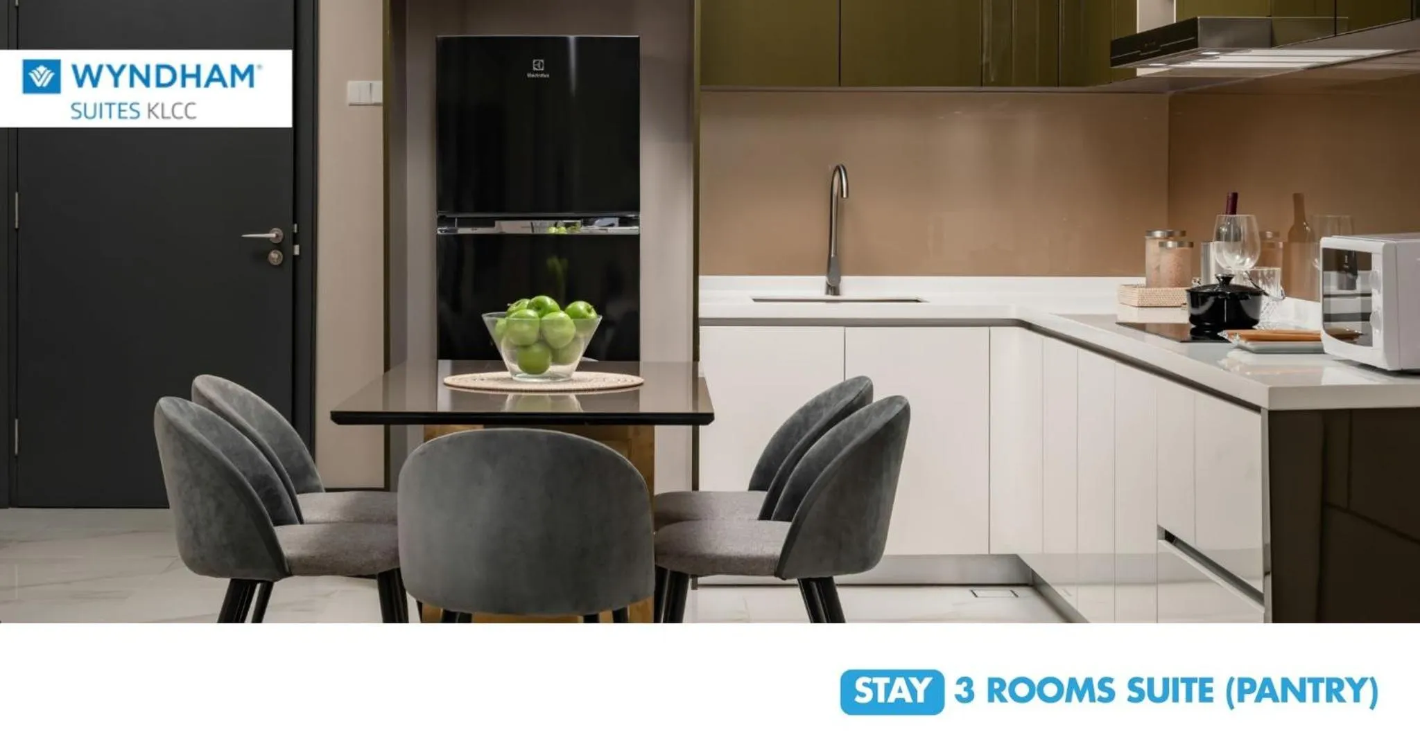 Kitchen or kitchenette in Wyndham Suites KLCC