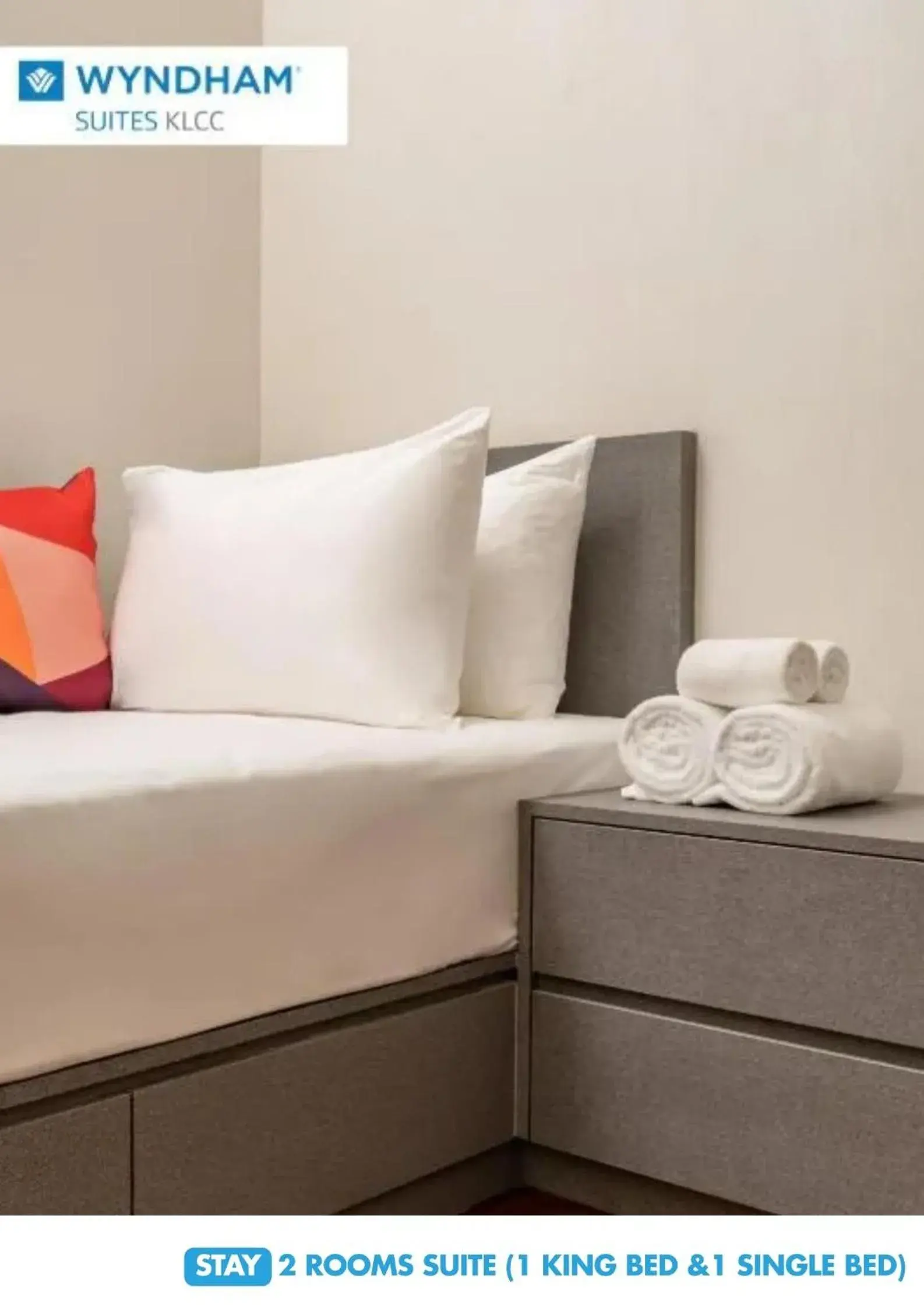 Bed in Wyndham Suites KLCC Bed in Wyndham Suites KLCC