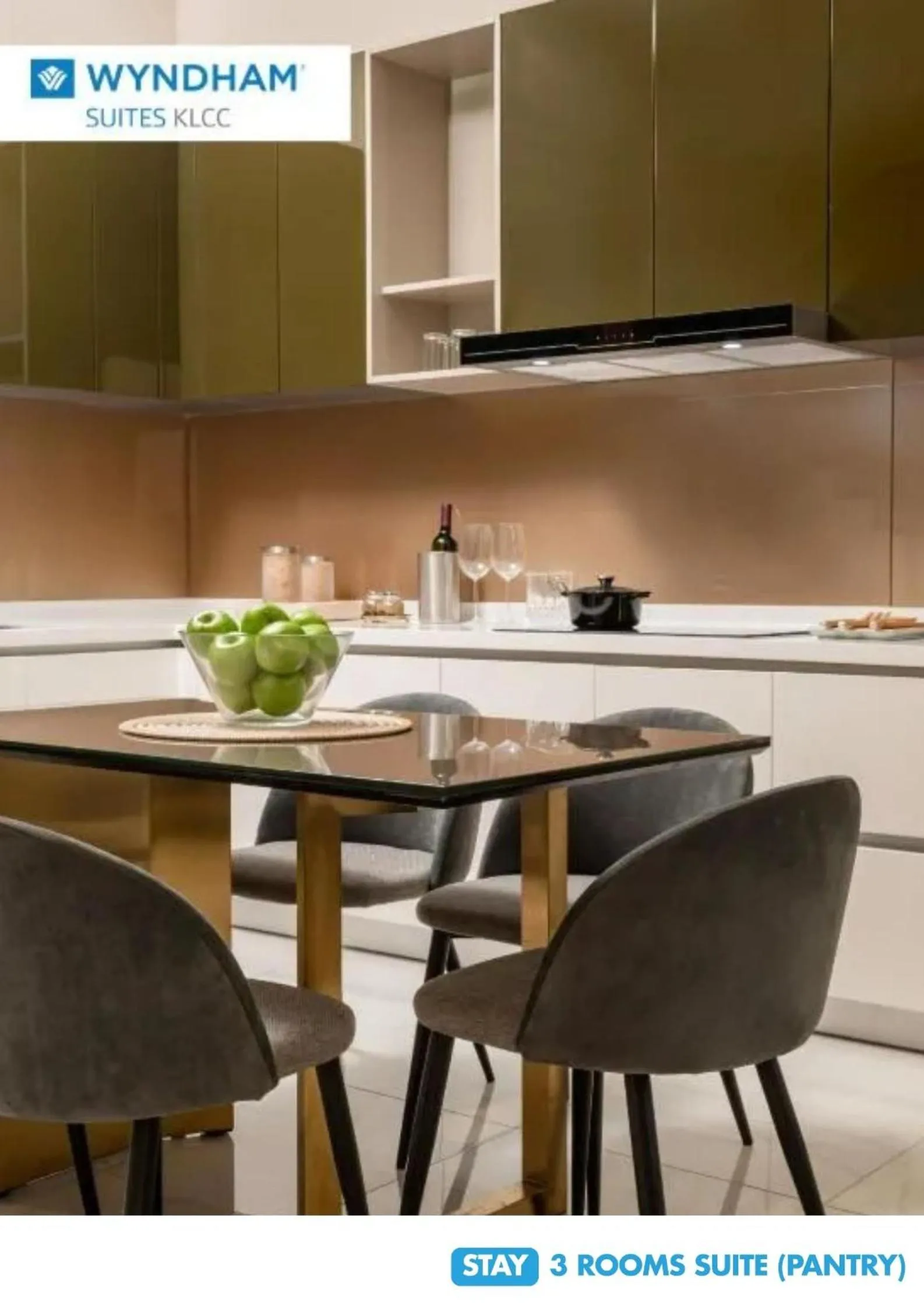 Dining area in Wyndham Suites KLCC