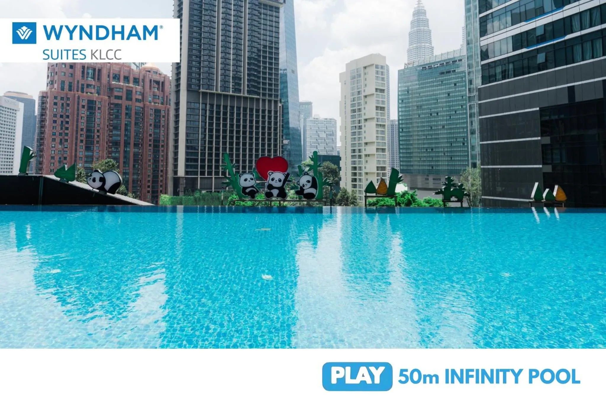 Swimming pool in Wyndham Suites KLCC