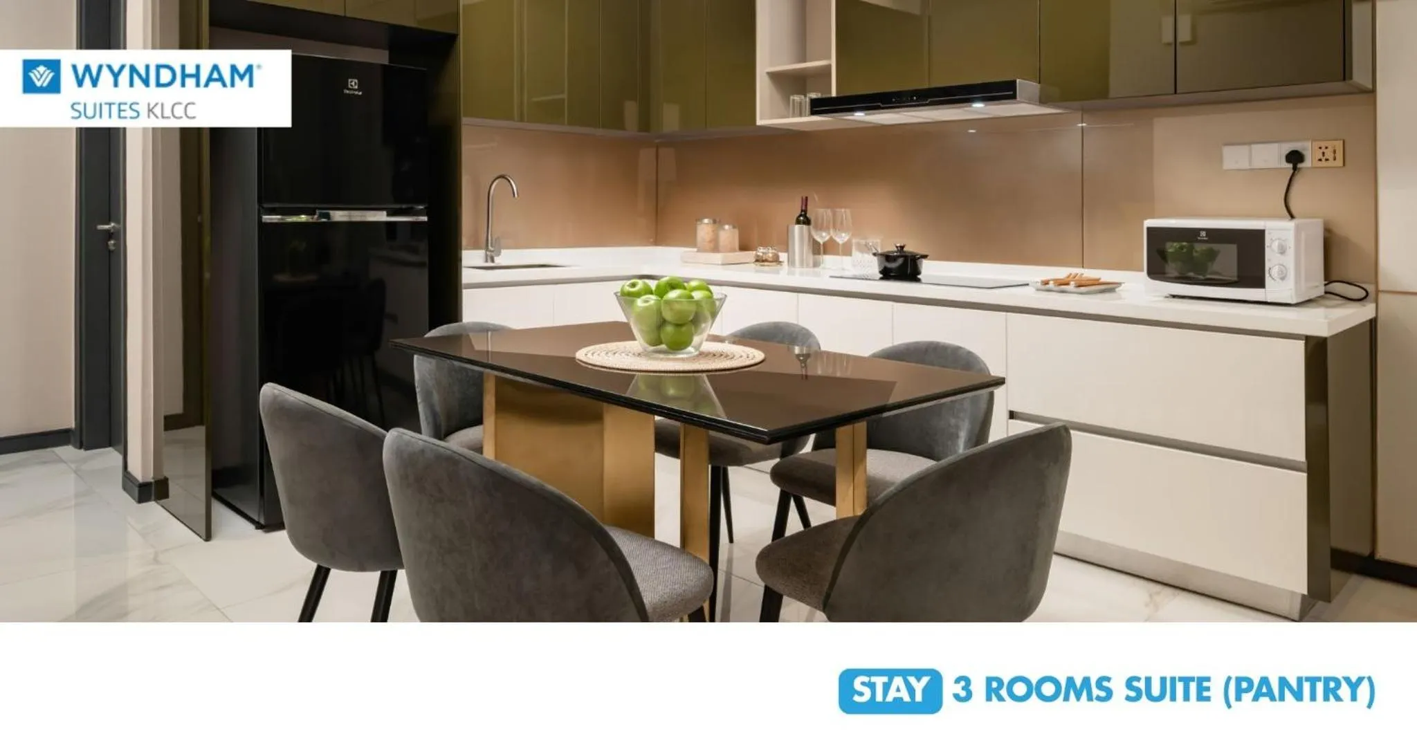 Kitchen or kitchenette in Wyndham Suites KLCC