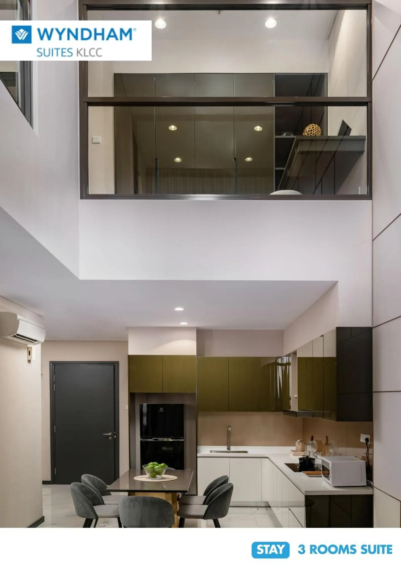 Photo of the whole room in Wyndham Suites KLCC