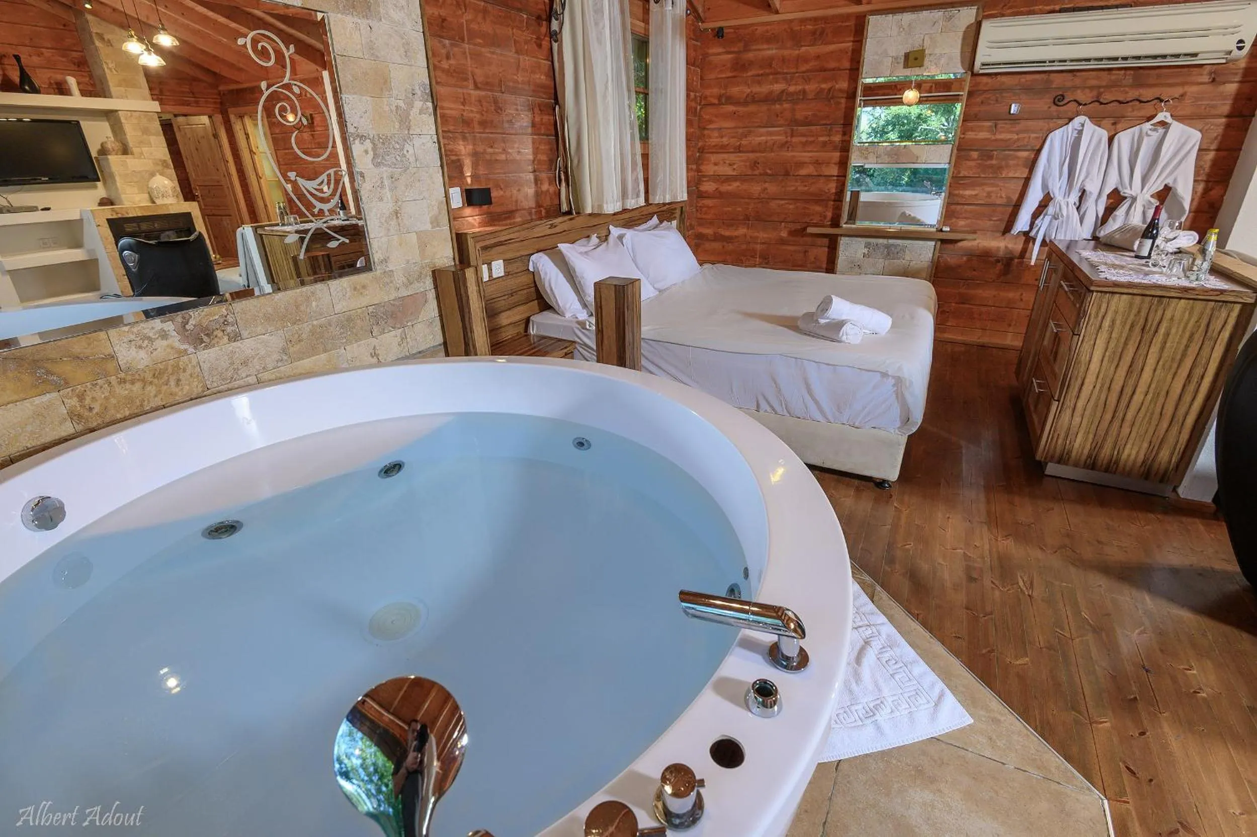 Bed in Lev Hahoresh Boutique Hotel