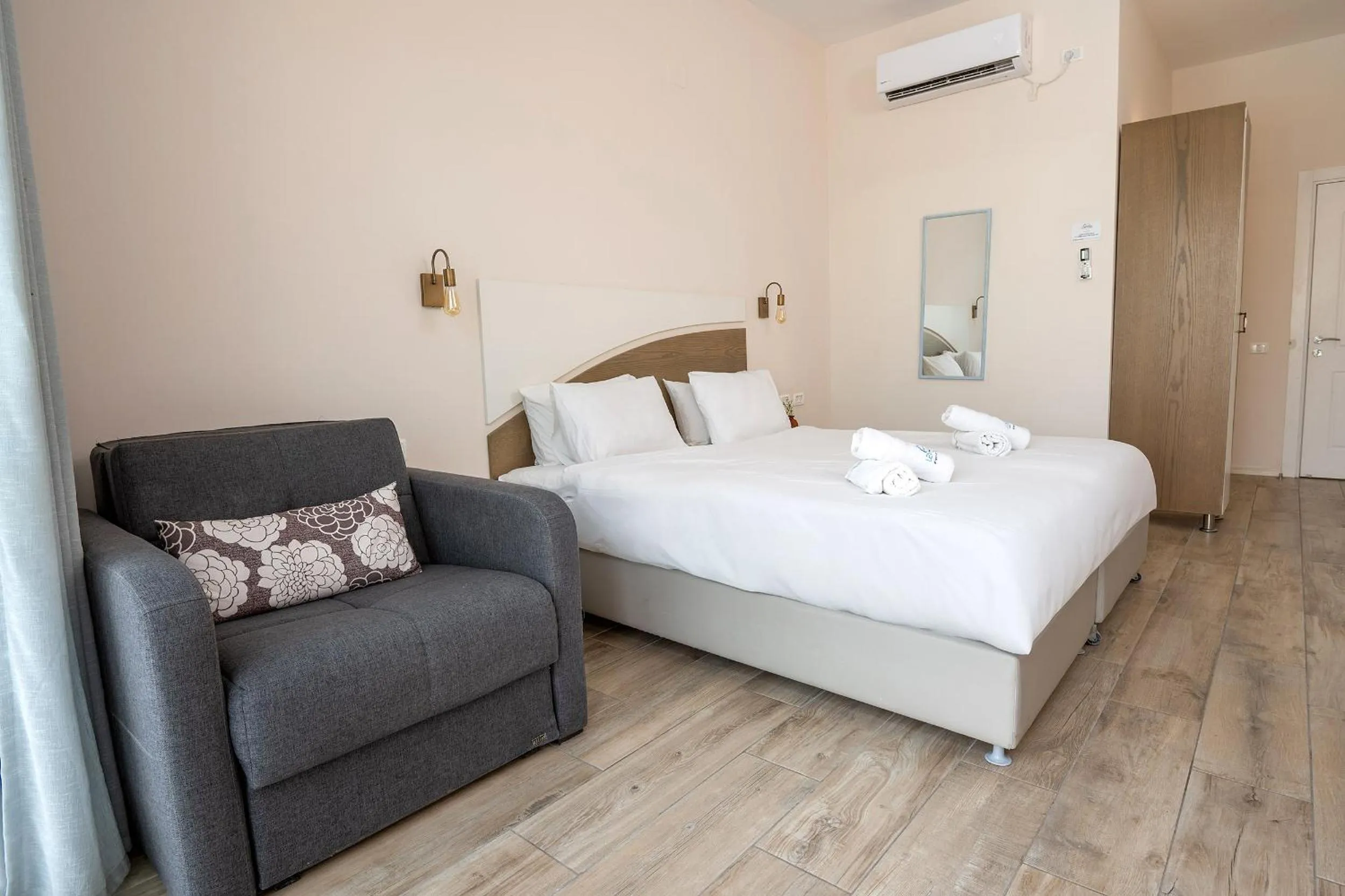 Bed in Lev Hahoresh Boutique Hotel