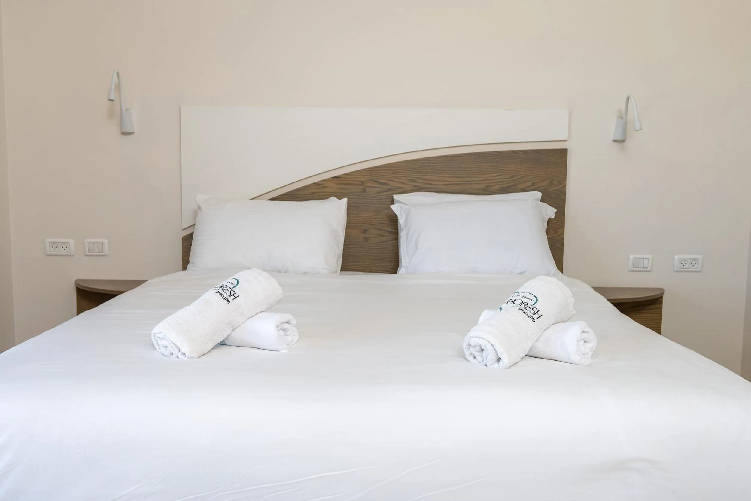 Bed in Lev Hahoresh Boutique Hotel