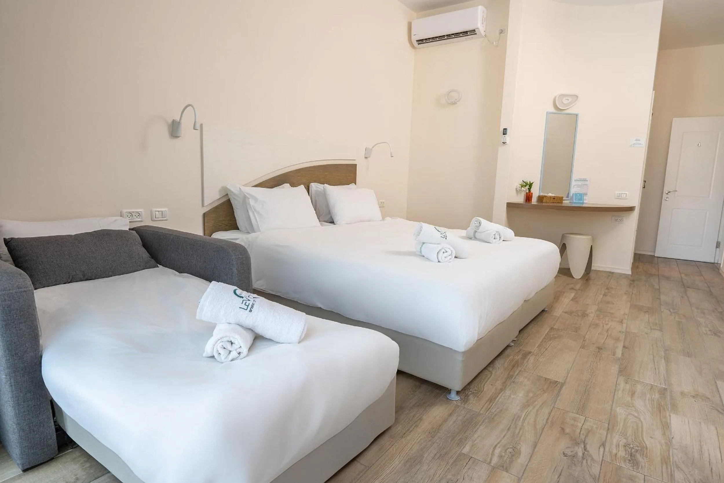 Bed in Lev Hahoresh Boutique Hotel