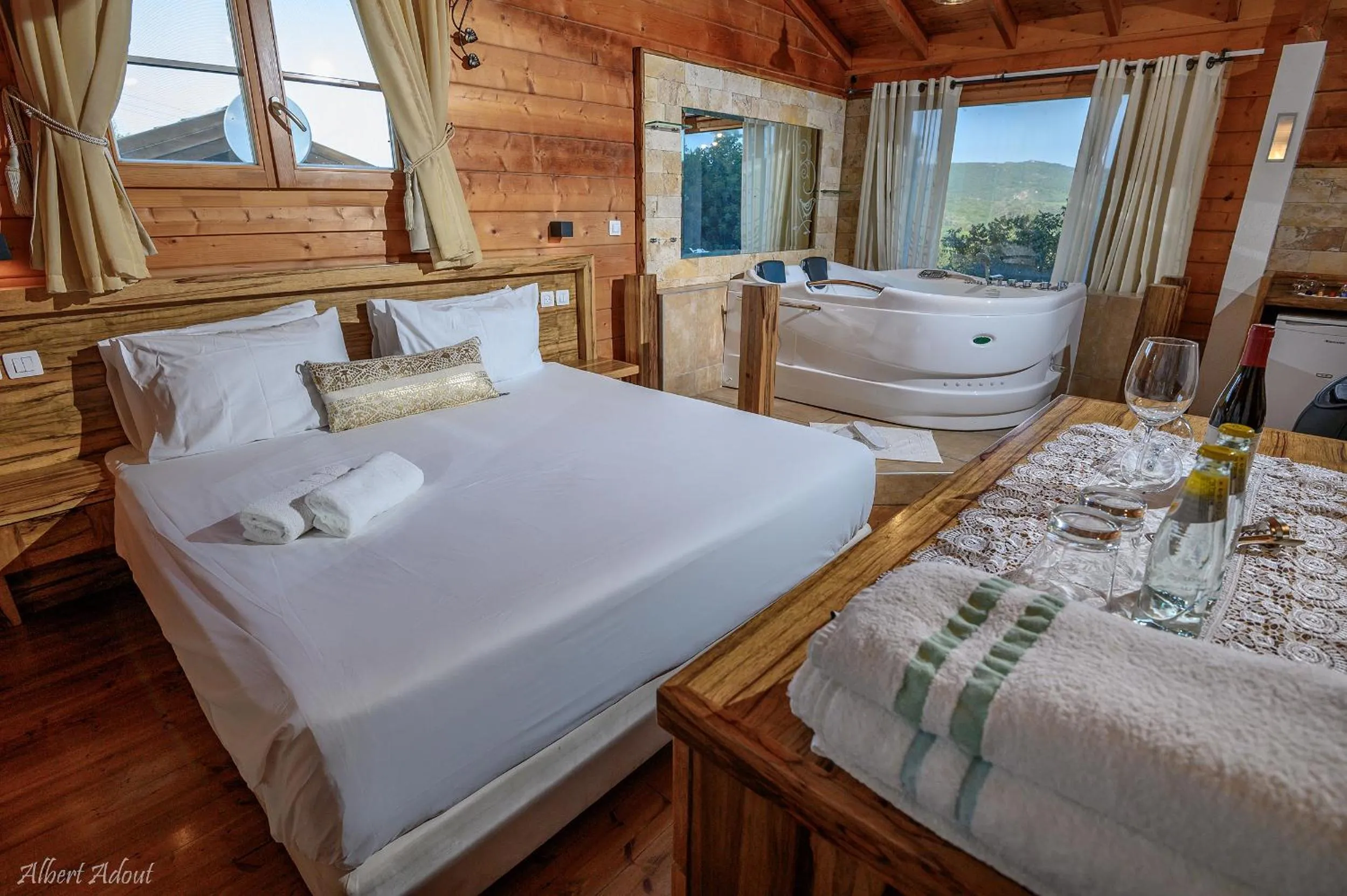 Bed in Lev Hahoresh Boutique Hotel