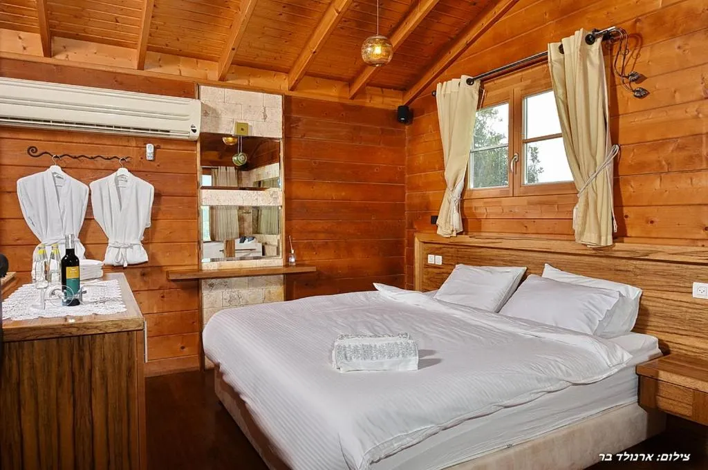 Bed in Lev Hahoresh Boutique Hotel