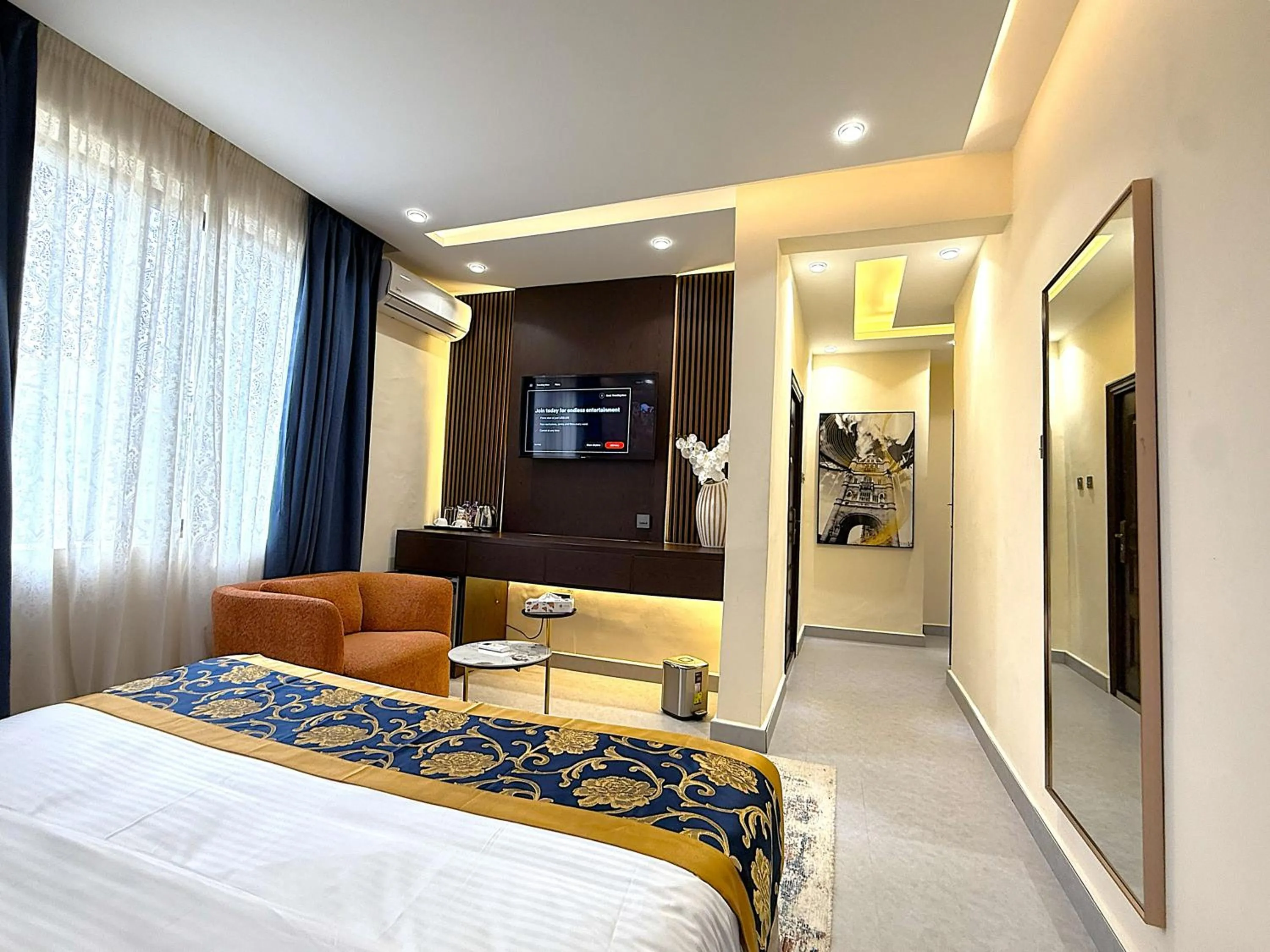 Bed in Sonia Hotel