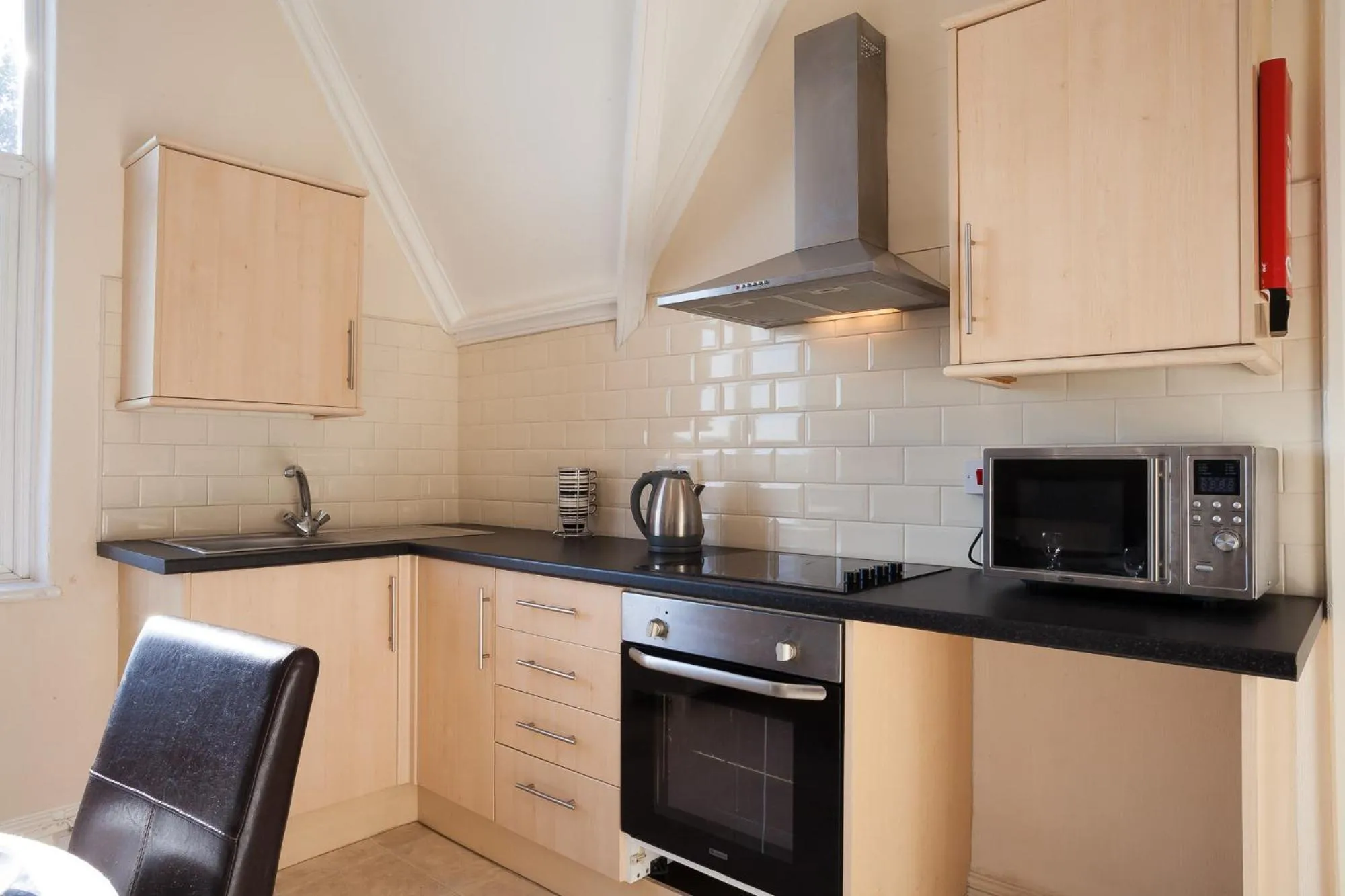 Kitchen or kitchenette in Ormes Hey Apartments