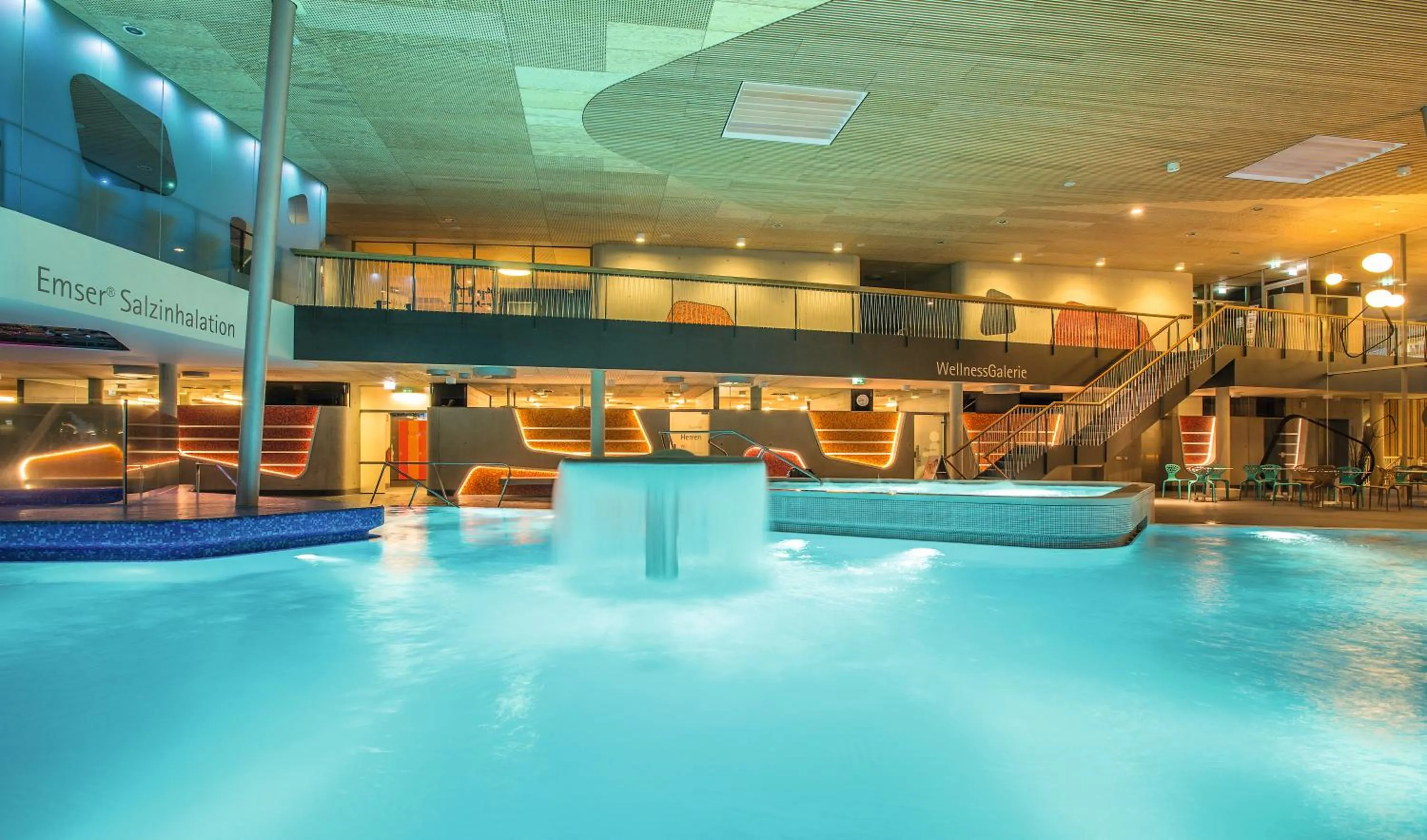 Hot Spring Bath in Emser ThermenHotel