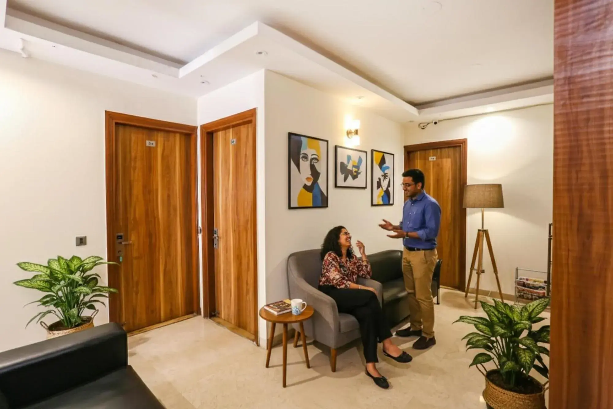 Lobby or reception in FabHotel Royal Touch Patel Nagar Lobby or reception in FabHotel Royal Touch Patel Nagar