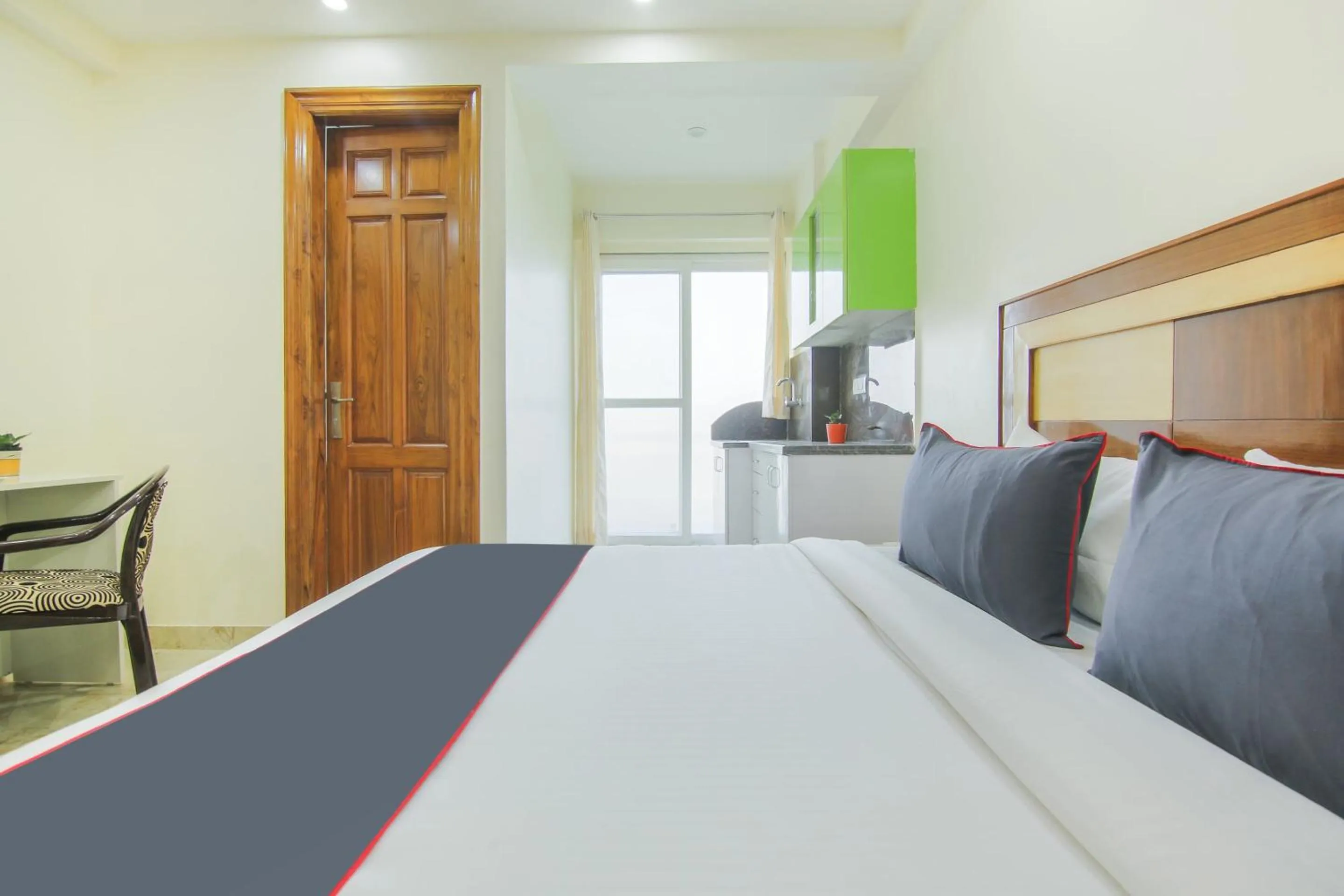 Bedroom, Bed in Collection O Corporate Suite Near Omaxe Celebration Mall